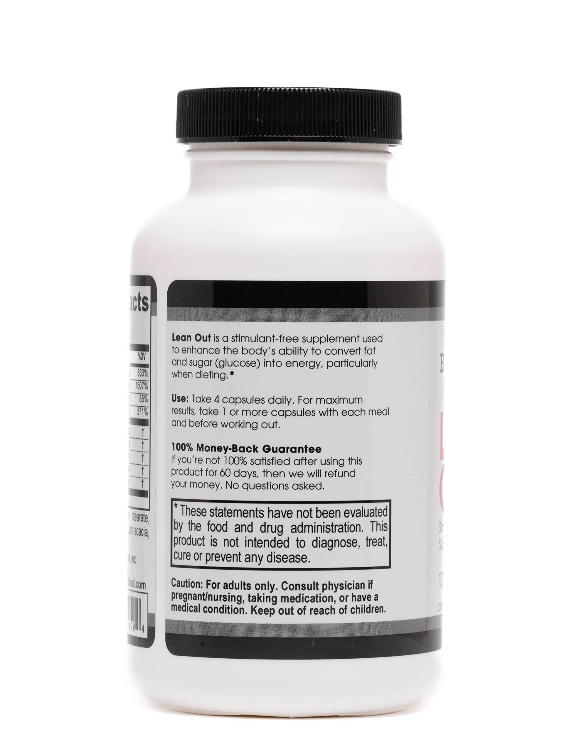 Beverly International Lean Out 120 caps. Fat Burner with Metabolic Support. Lipotropics. Beverly International uk supplements