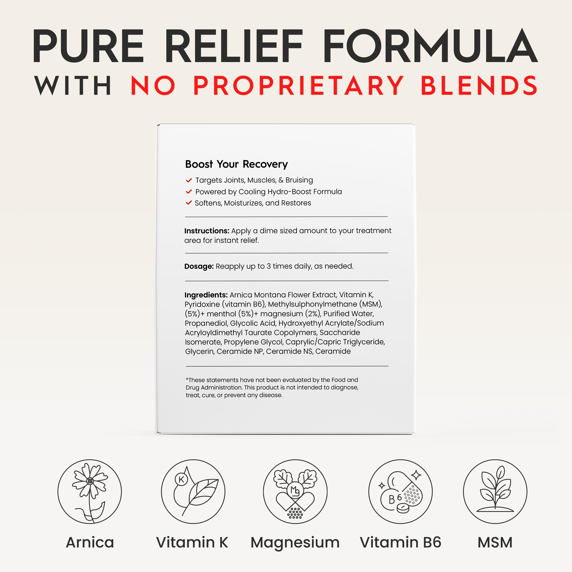 REVO Arnica Joint Muscle Cream REVOMADIC uk supplements