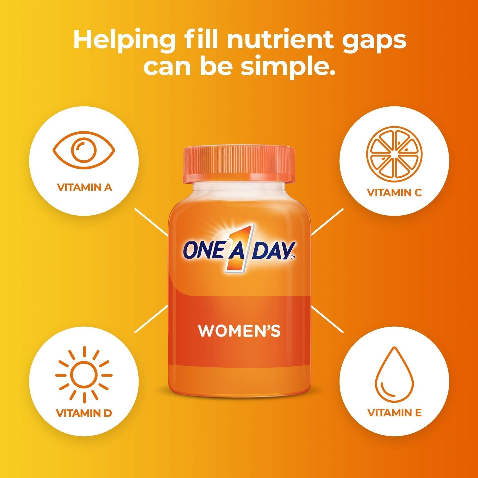 One A Day Women’s Multivitamin Gummies, Supplement with Vitamin A, C, D, E and Zinc ONE A DAY uk supplements