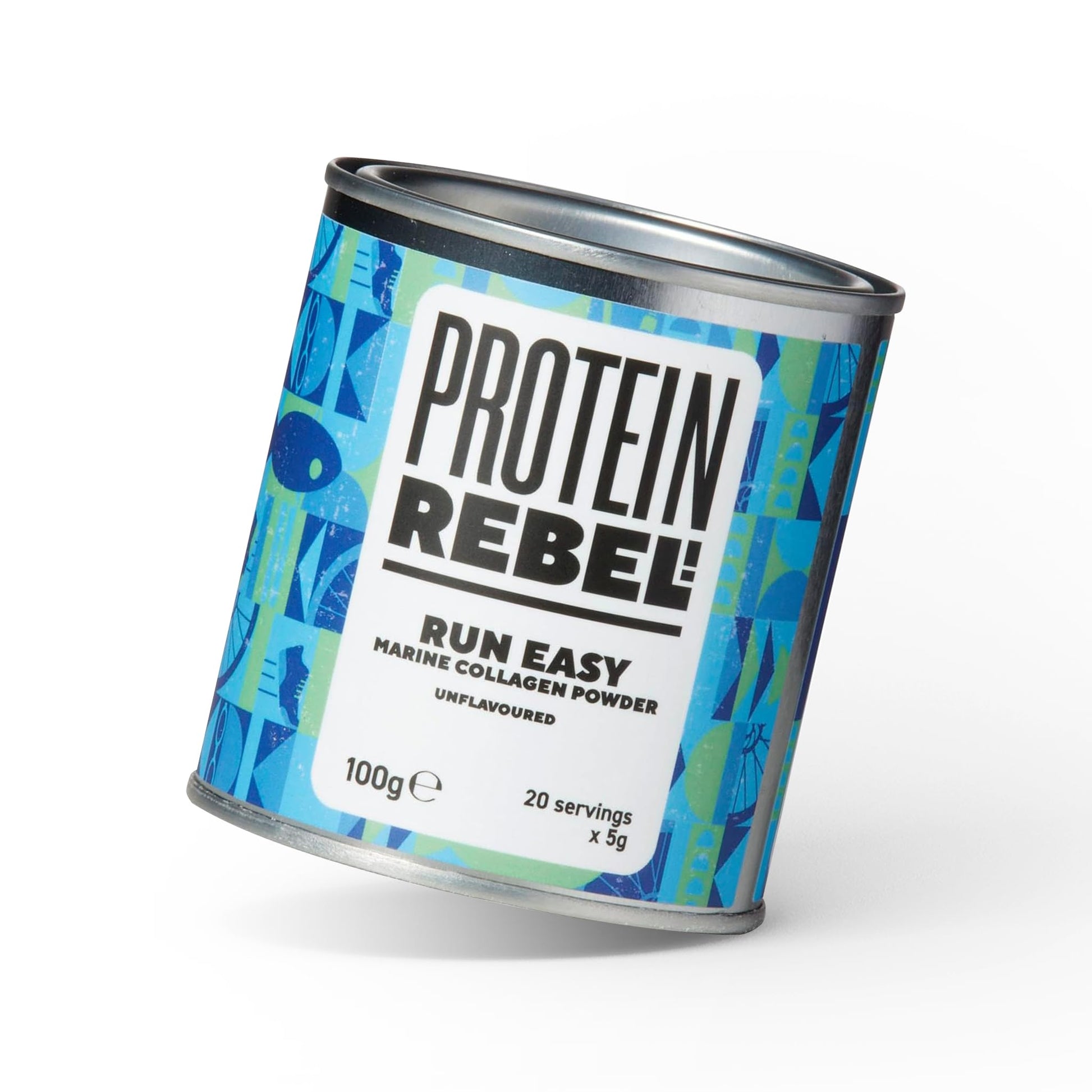 Protein Rebel - Run Easy Marine Collagen Powder for Running, Joint Support - Unflavoured Powder Collagen Protein Rebel uk supplements
