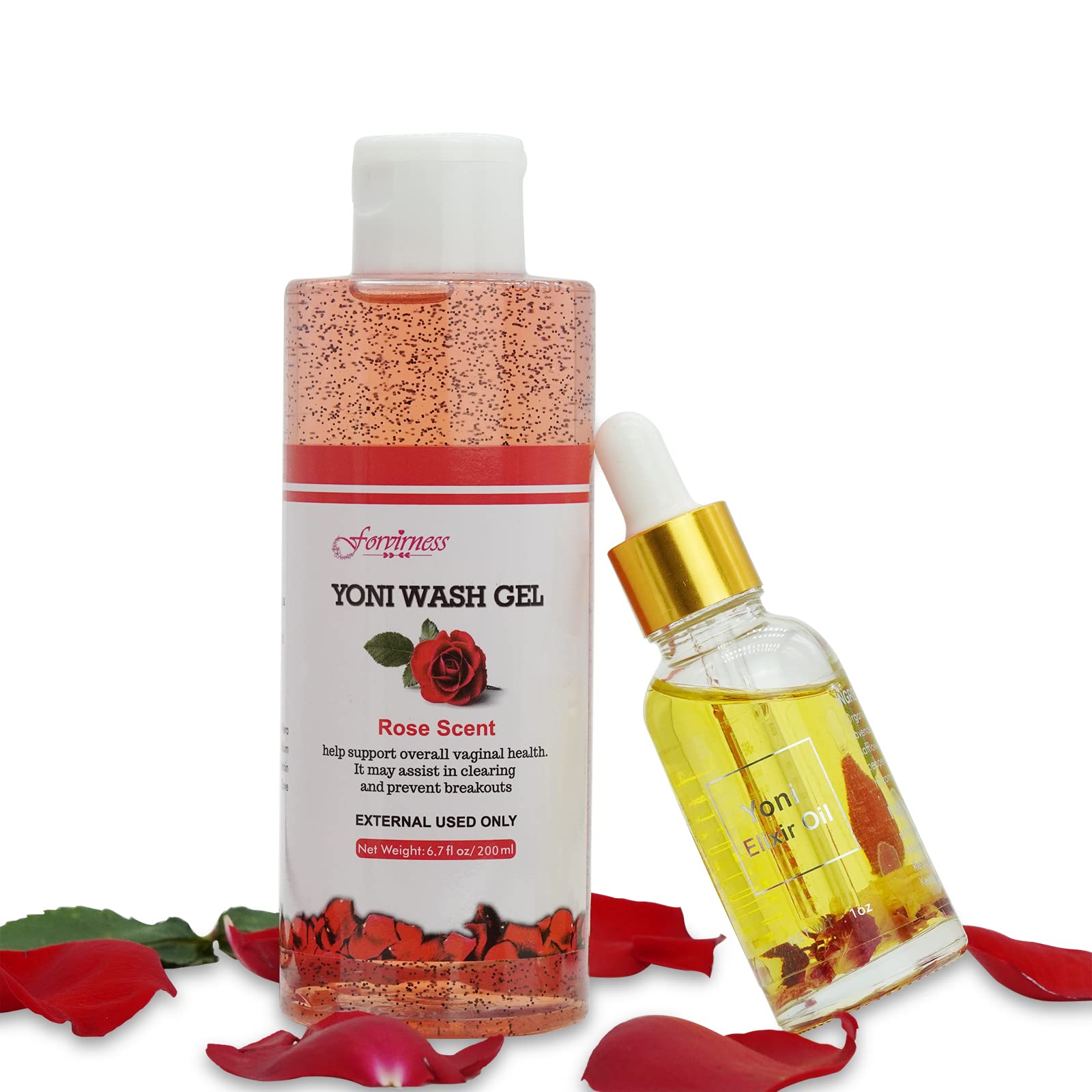 forvirness Feminine Wash & Natural Yoni Oil Set, Vaginal Wash with Cleaning Factor - Remove Odor forvirness uk supplements