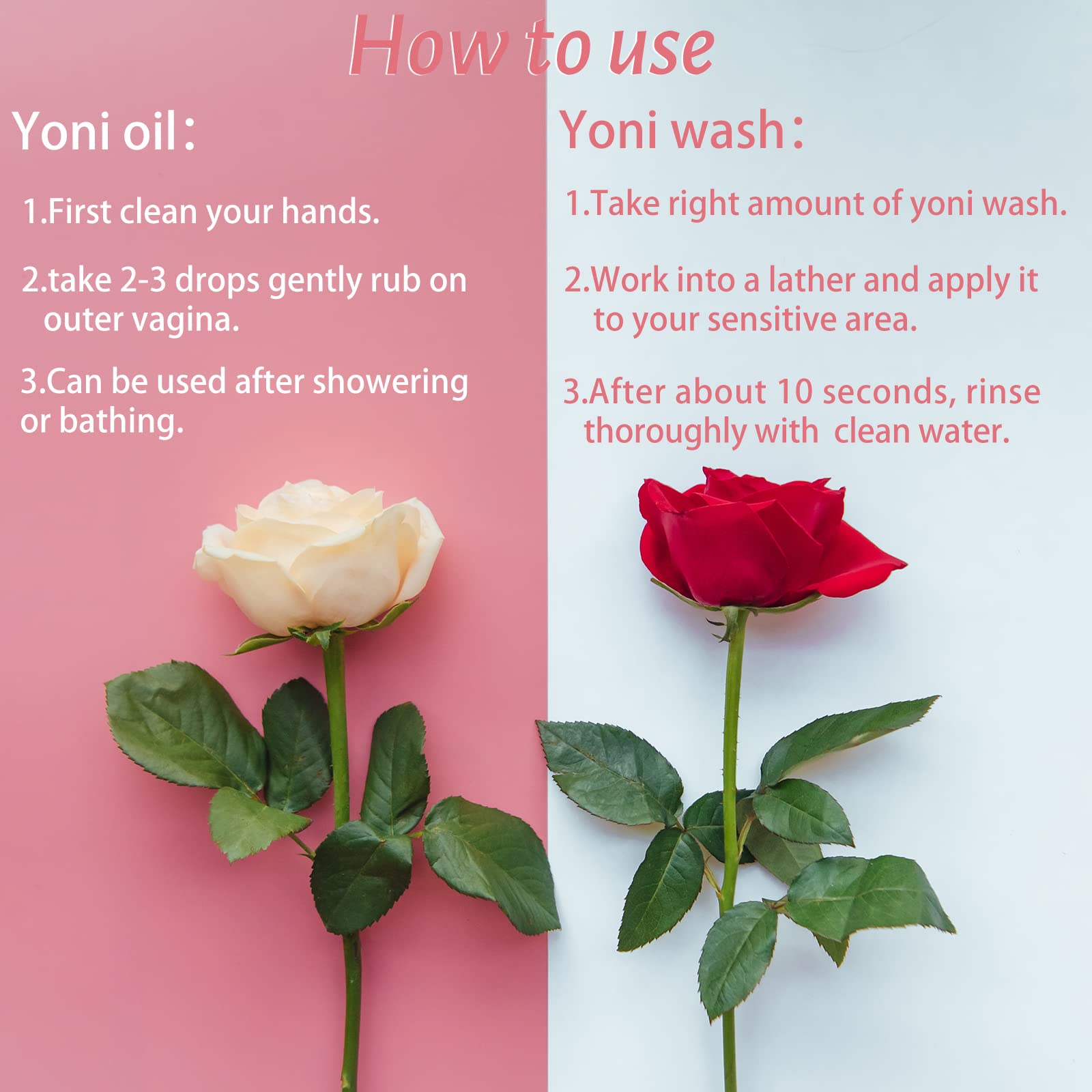 forvirness Feminine Wash & Natural Yoni Oil Set, Vaginal Wash with Cleaning Factor - Remove Odor forvirness uk supplements