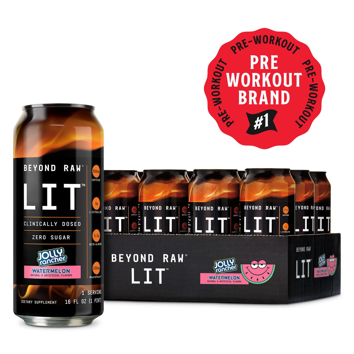 BEYOND RAW LIT On The Go | Ready to Drink Cans | Contains Caffeine, L-Citrulline BEYOND RAW uk supplements