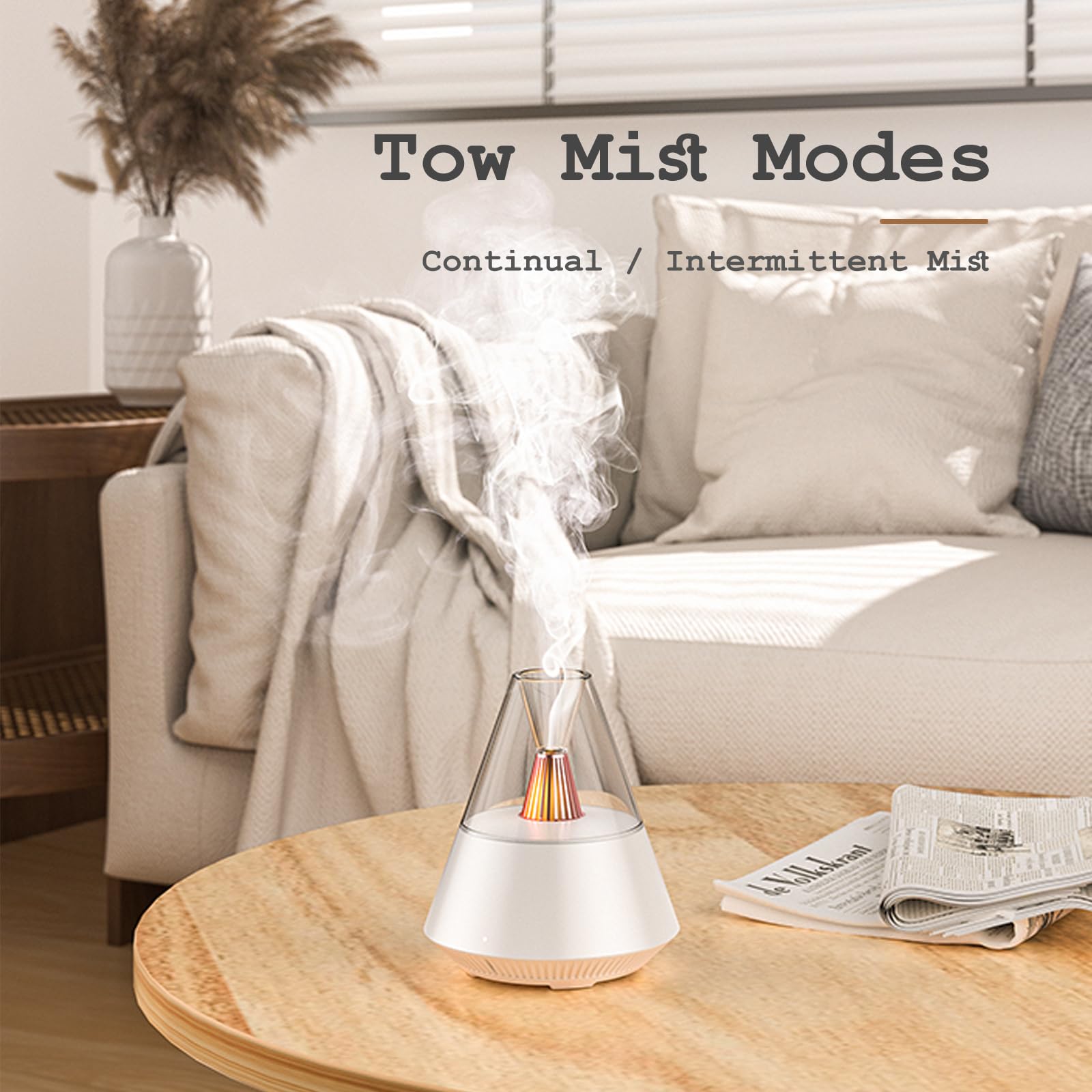 TriPro Essential Oils Aroma Diffuser,Portable Humidifier with Cool Mist and Warm Light Effect,Remote Control TriProC uk supplements