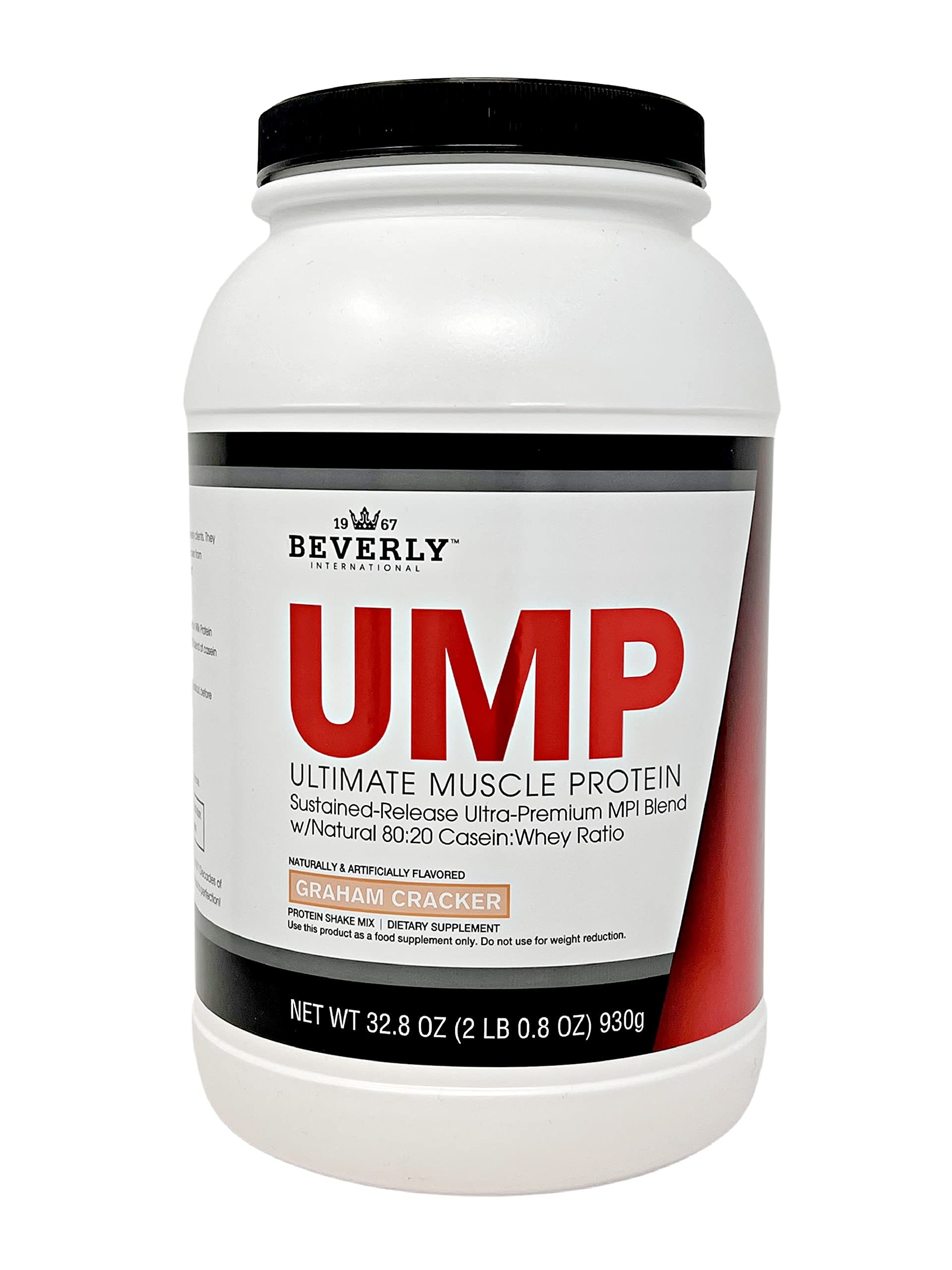 Beverly International UMP Protein Powder, Graham Cracker. Unique Whey-Casein Ratio Beverly International uk supplements
