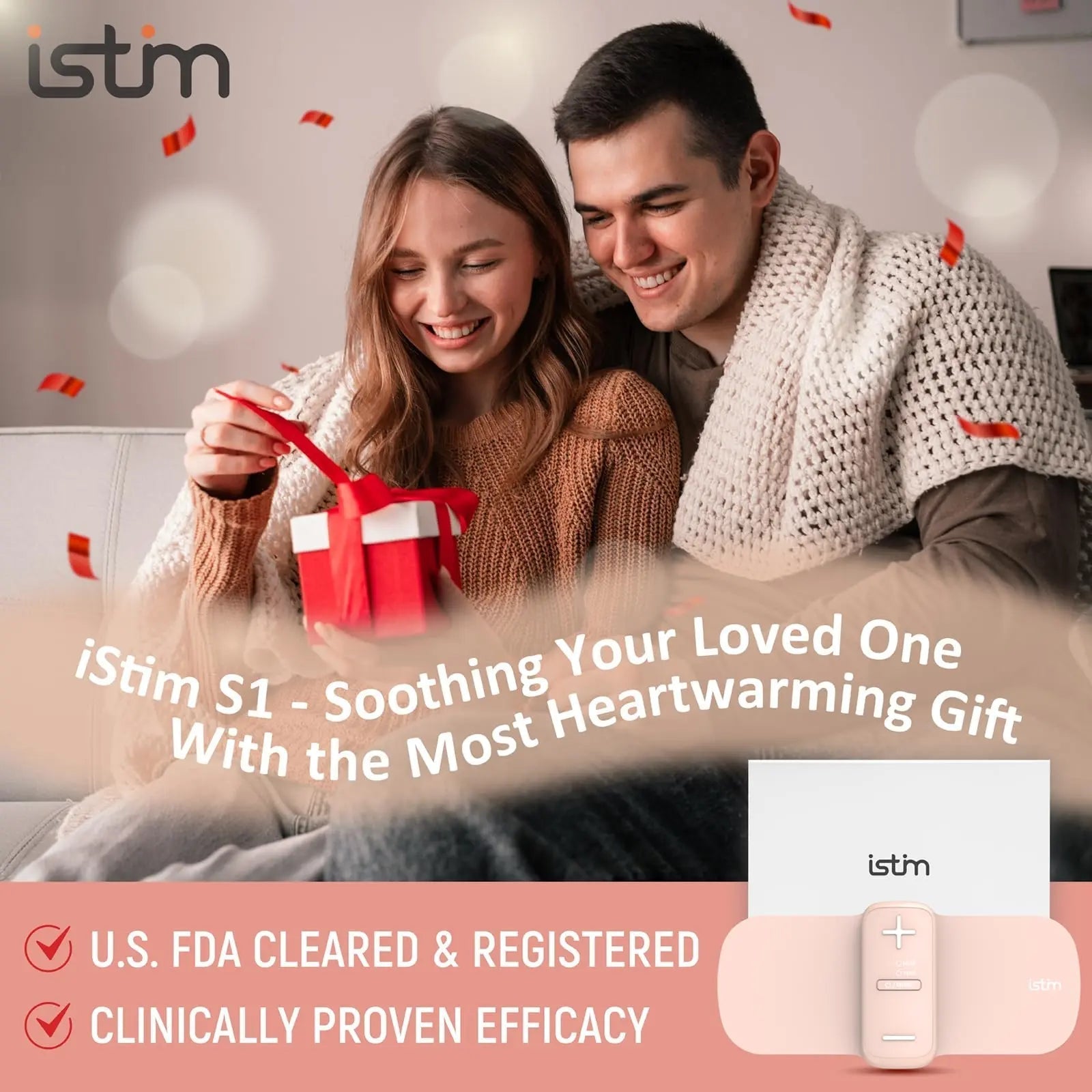 iStim S1 Wireless TENS Unit for Menstrual Relief – Period Pain Relief Device for Period Cramps and Back Pain, TENS Machine with Heat, Rechargeable Drug-Free TENS Massager with Japanese Gel Pads iSTIM uk supplements