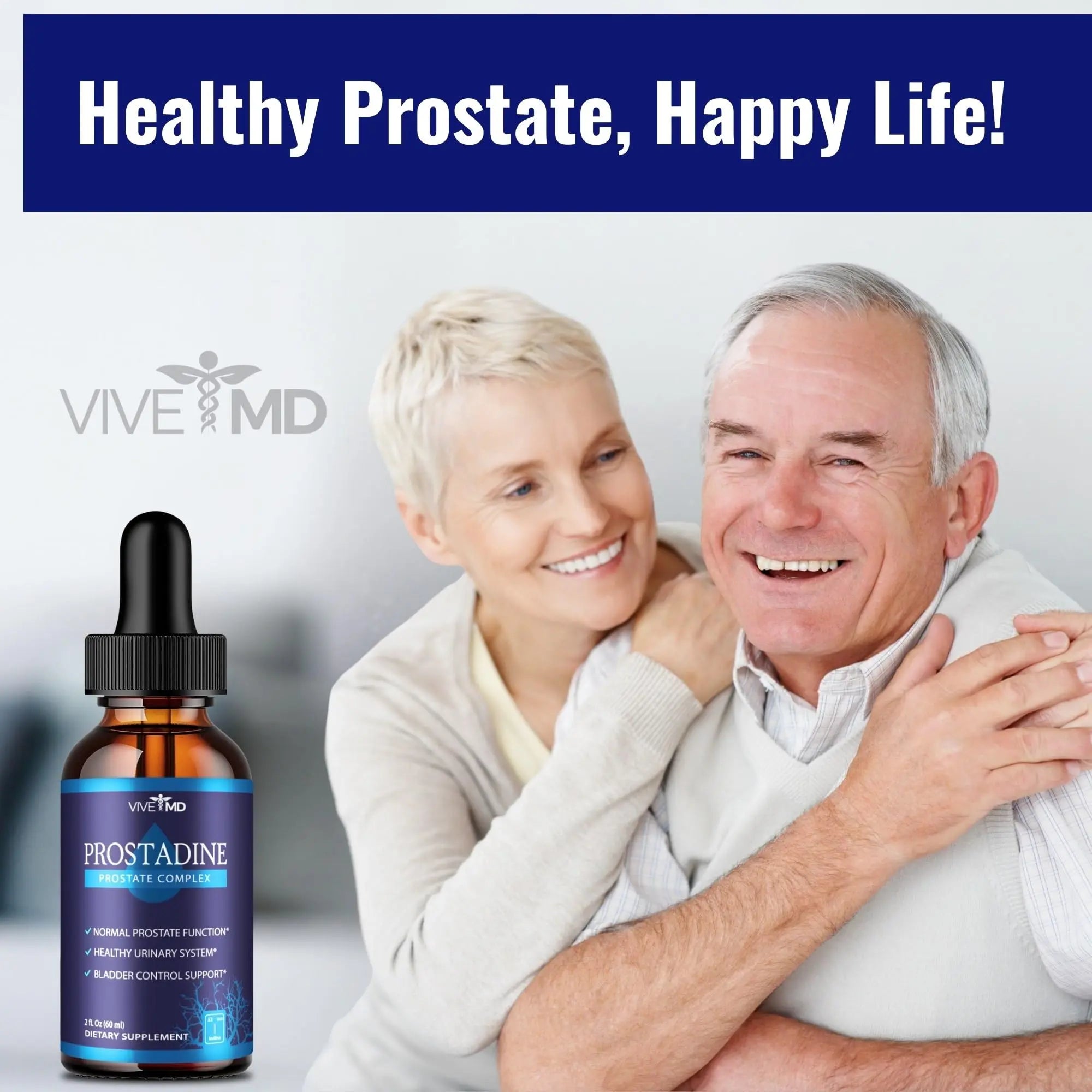 VIVE MD Prostadine Drops for Prostate Health, Bladder Urinating Issues - Prostadine Official Drop Formula - Extra Strength with Pomegranate, Prostadine Reviews (Package of 1) VIVE MD uk supplements