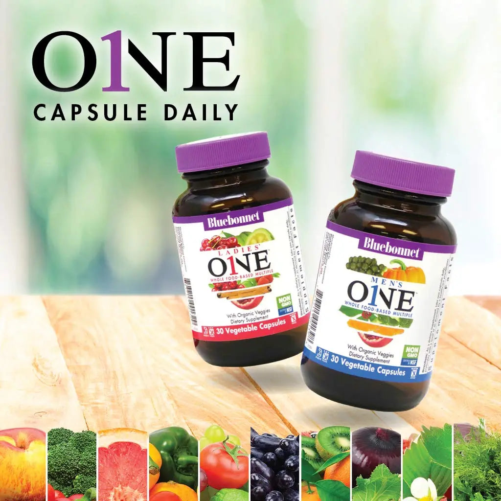 Bluebonnet Nutrition One for Men Whole Food-Based Multiple, Daily Nutrition*, Non-GMO, Vegetarian Friendly, Kosher BlueBonnet uk supplements