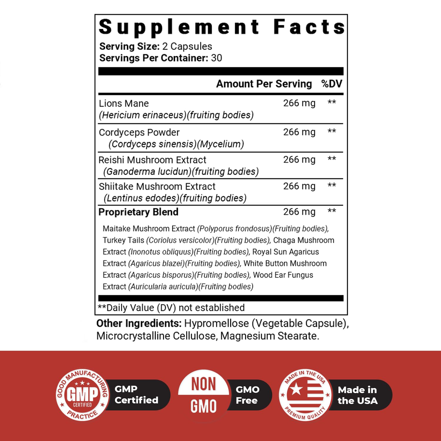 Nature’s NutriWave Dr. Love Roar Lion’s Mane Mushroom Supplement – Plant-Based Formula with Cordyceps, Reishi & Shiitake – Vegan, Gluten-Free, GMP Certified, Made in USA – 60 Capsules, 1 Month Supply Nature’s NutriWave uk supplements
