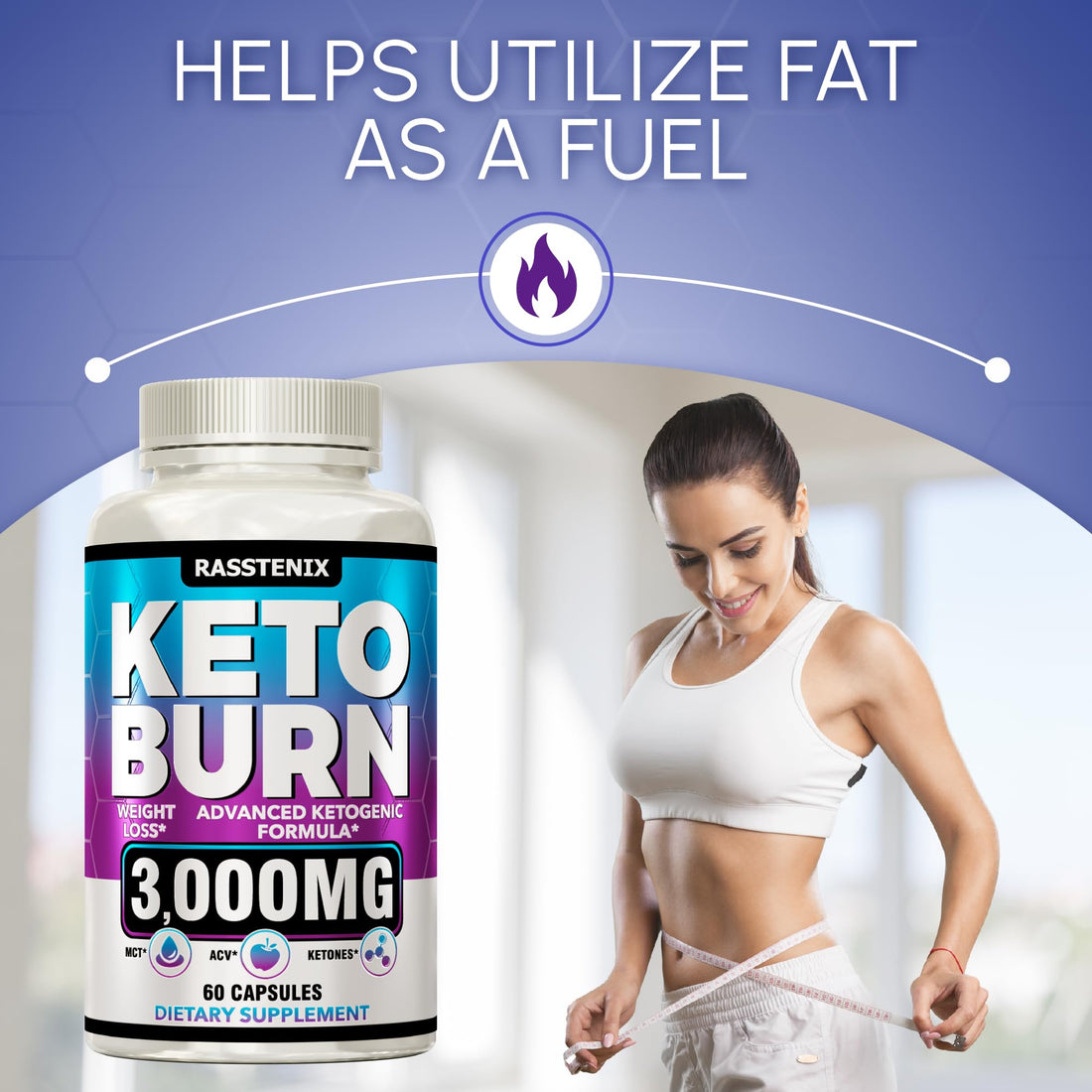 Rasstenix (2 Pack) Keto Pills - Lean Keto Diet Pills - Weight Fat Management Loss Rasstenix uk supplements