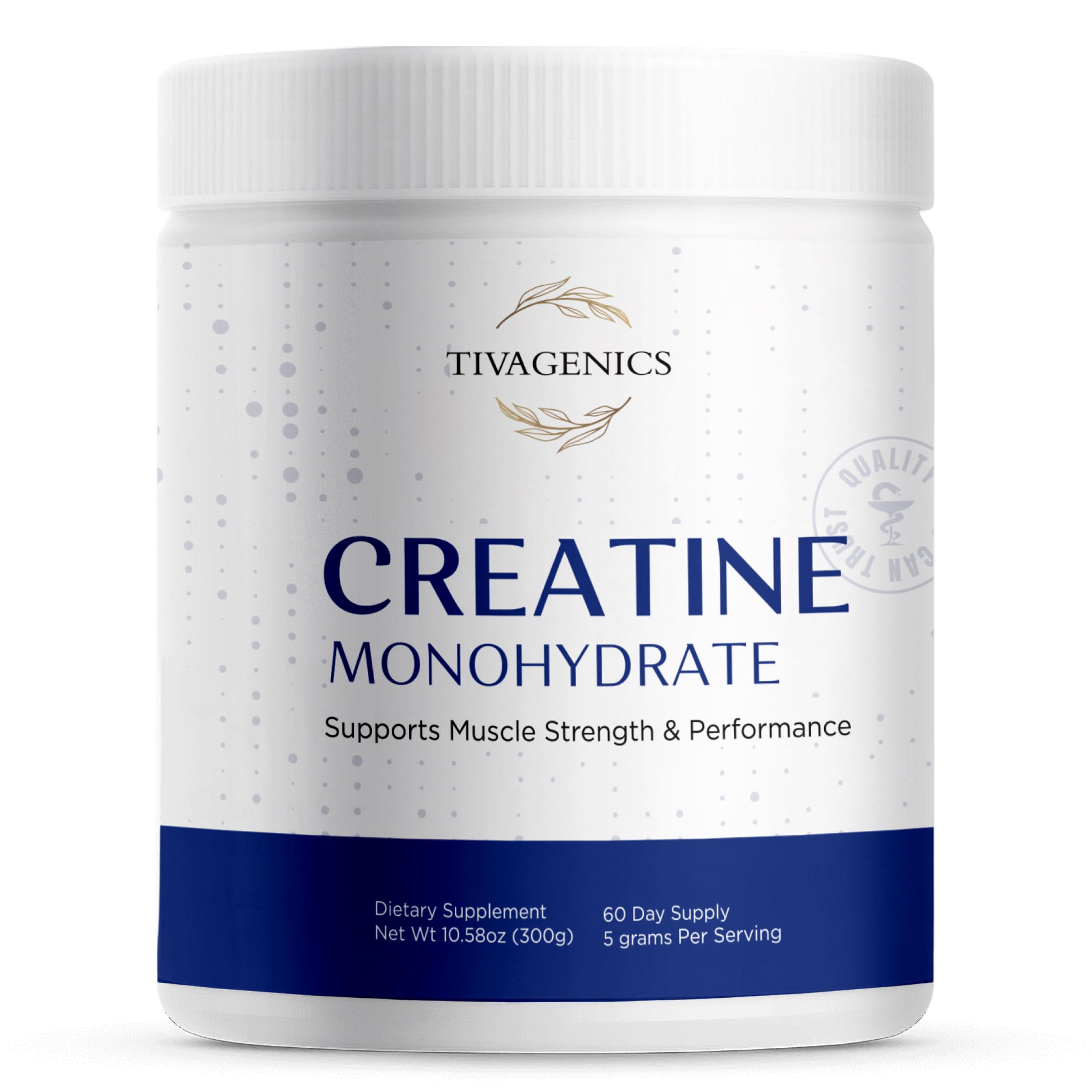 TIVAGENICS Pure Creatine Monohydrate Powder 300g – Micronized Supplements 5g Serving for Support Muscle Growth & Health | Unflavored Creatine for Men & Women LabTested Vegan-Friendly 60 Days Supply TIVAGENICS uk supplements