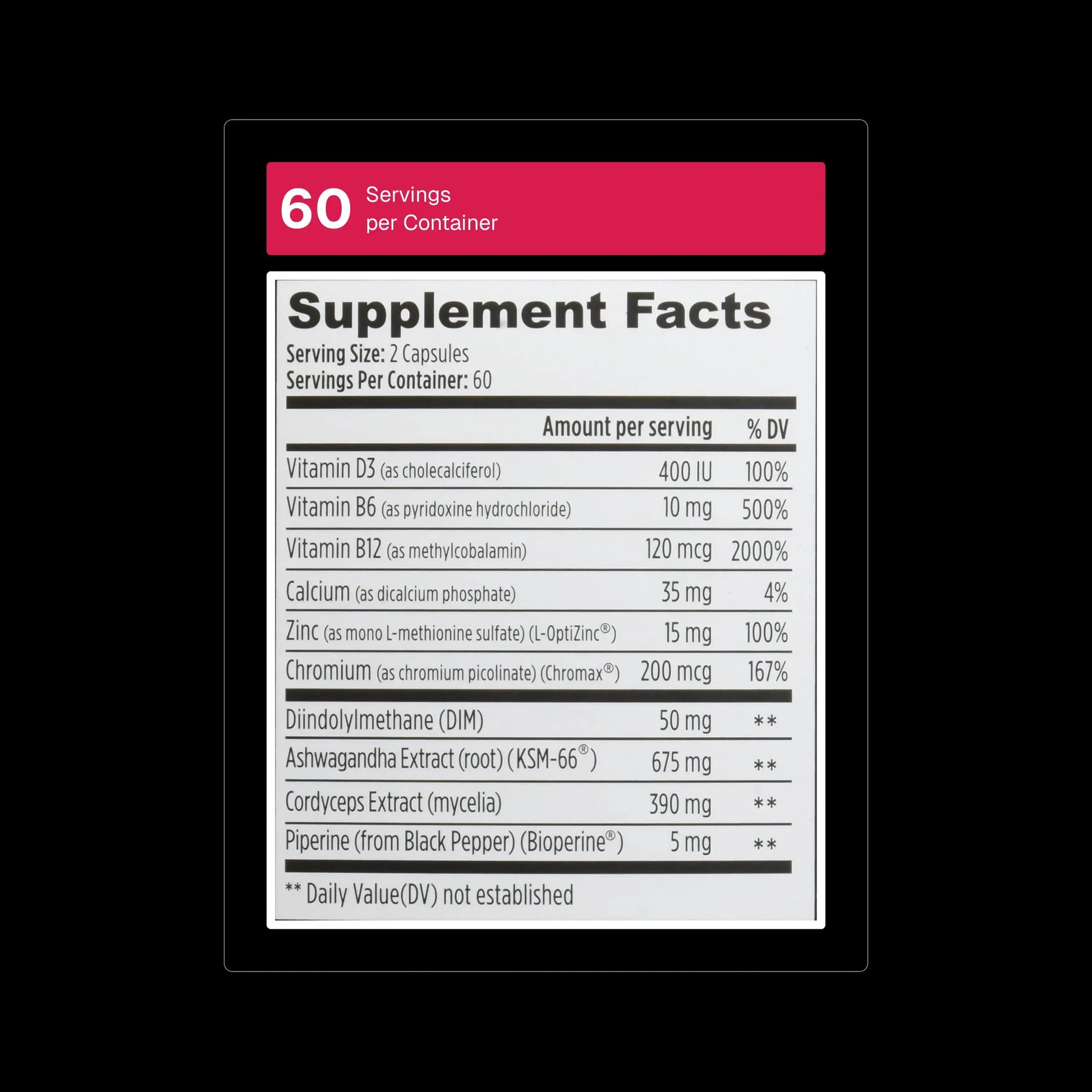 Weider Prime Support - Men's Nutrition - Enriched with Vitamins & Minerals - with Ashwagandha, Chromax Chromium, Bioperine & Zinc - Gluten Free - 120 Capsules Weider uk supplements