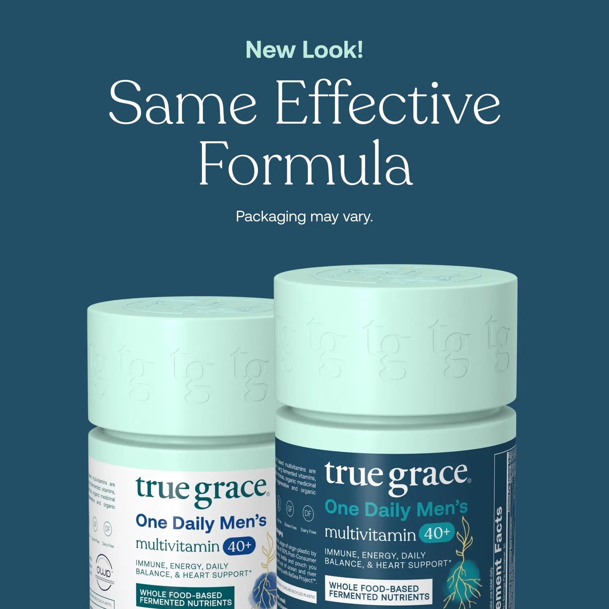 True Grace Men's 40+ One Daily Multivitamin Fermented Minerals, Organic Adaptogens & Mushrooms Whole Body Balance Immune True Grace uk supplements