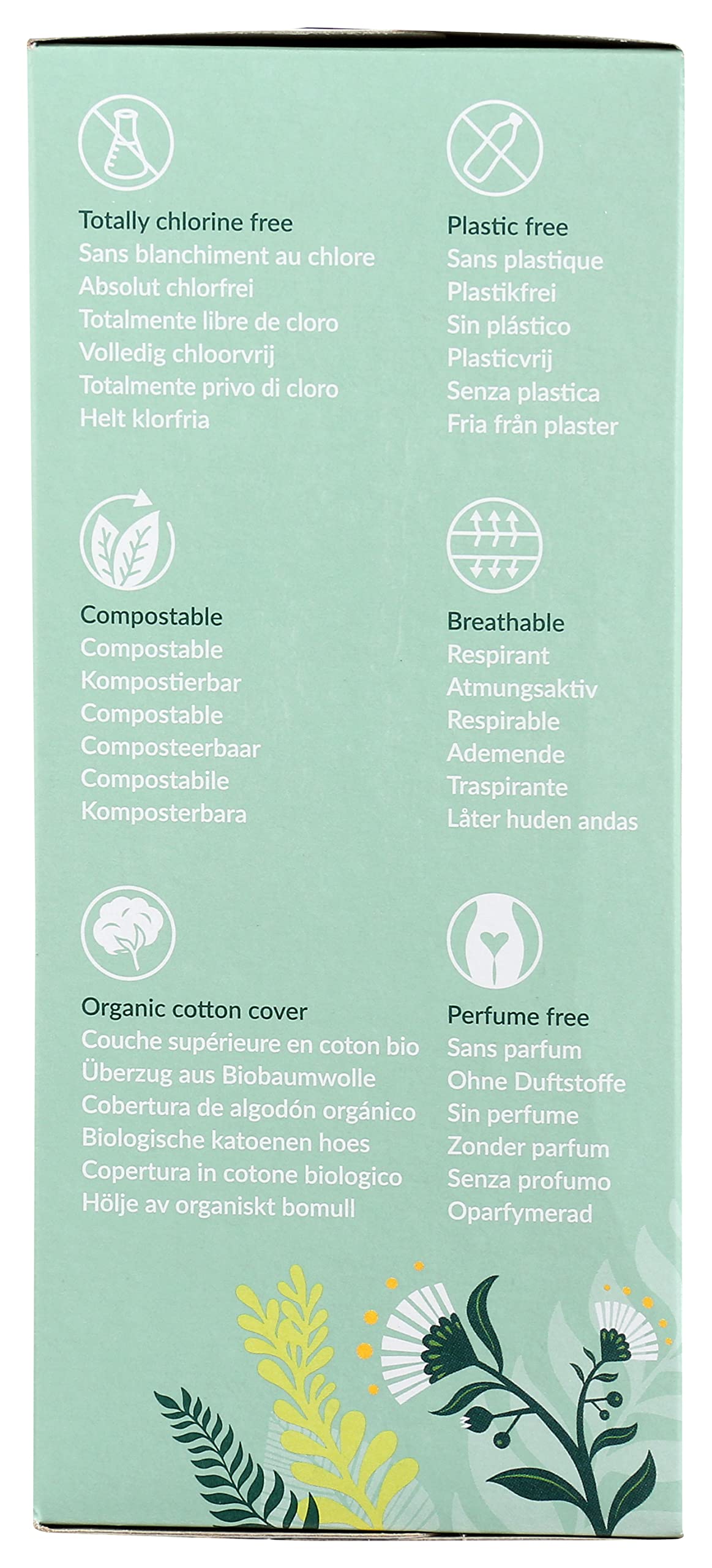 Natracare Natural Organic Curved Panty Liners, with Certified Organic Cotton, Ecologically Certified NATRACARE uk supplements