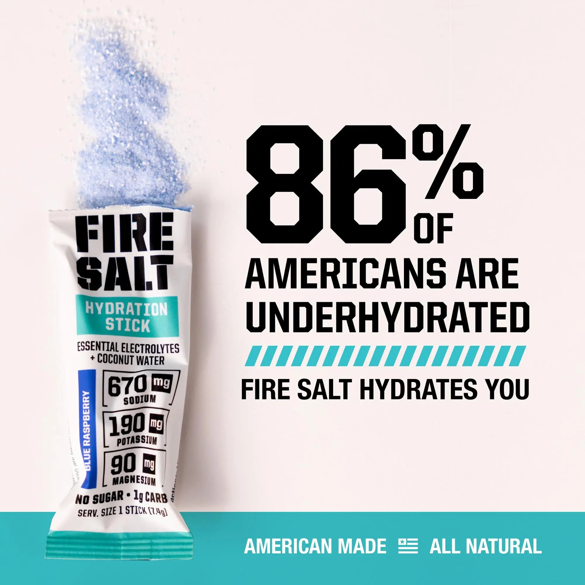 Fire Science Fire Salt Hydration Sticks, Electrolytes & Coconut Water, Hydration Drink Mix with Magnesium, Potassium & Sodium, Zero Sugar, Single Serve On the Go Packs, Fire Science Nutrition uk supplements