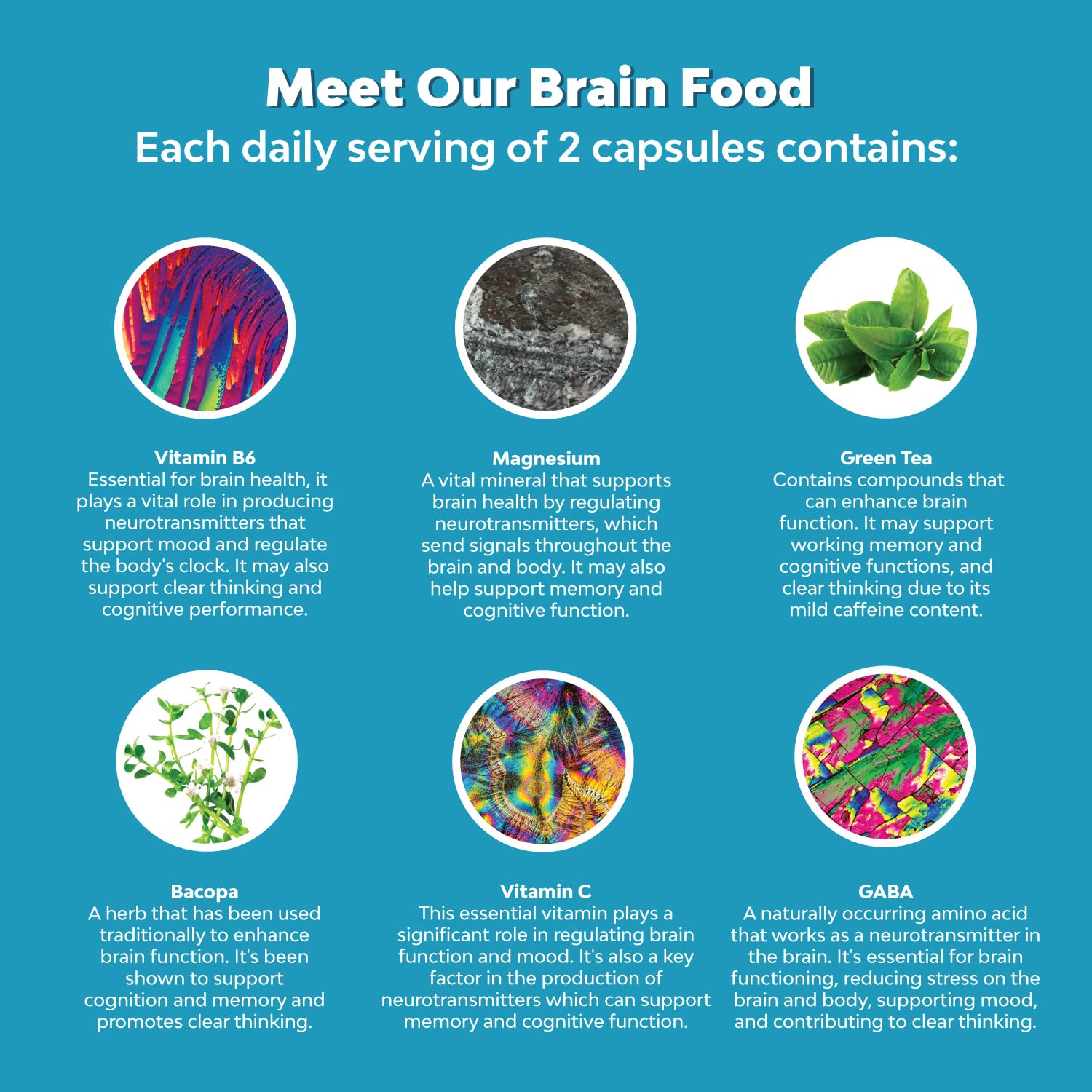 Nootropics Brain Support Supplement - Mental Focus Nootropic Memory Supplement Huntington Labs uk supplements