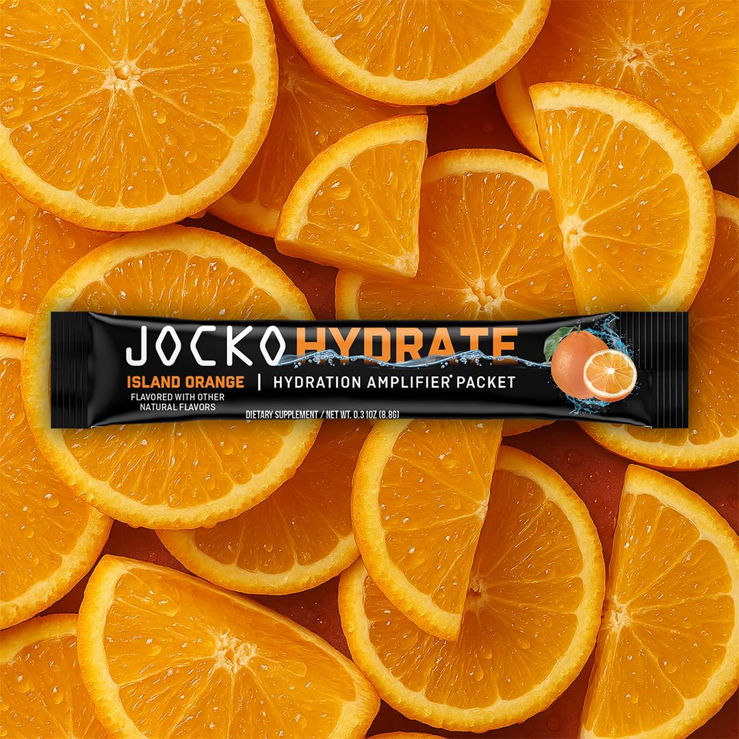 Jocko Fuel Hydrate Electrolytes Powder Packets Low Sugar - Hydration Amplifier Packets for Recovery, Dehydration, & Exercise - with Vitamins B6, B12 & C Jocko Fuel uk supplements