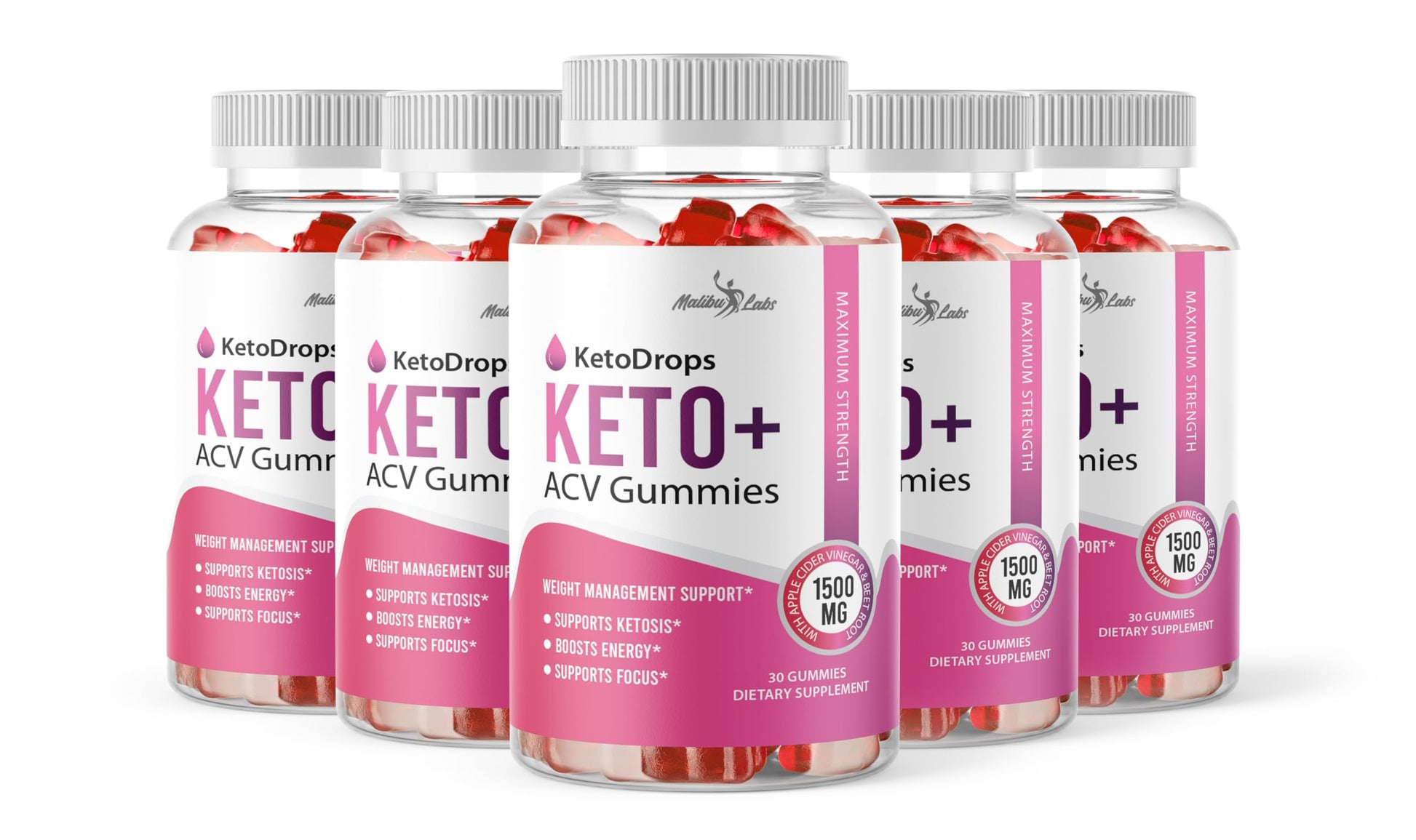 Keto Drops ACV Gummies Weight Loss - 1500mg Once a Day, Strong Time Released Malibu Labs uk supplements