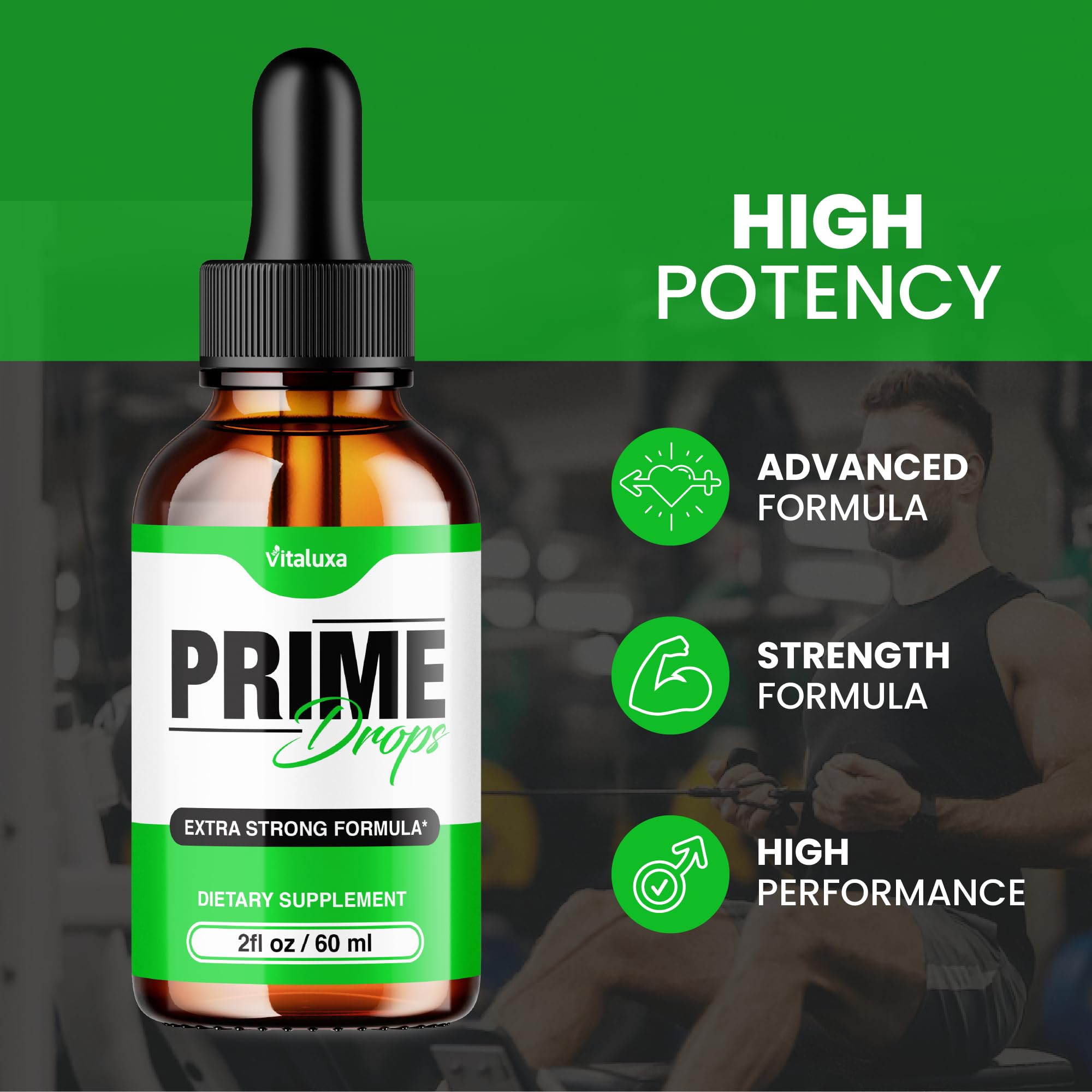 (2 Pack) Prime Drops for Men, Extra Strength Prime Drops Liquid Supplement Performance Blend All Natural Support, PrimeDrops Advanced Formula Vitamins for Health Wellness Reviews (4oz) Vitaluxa uk supplements
