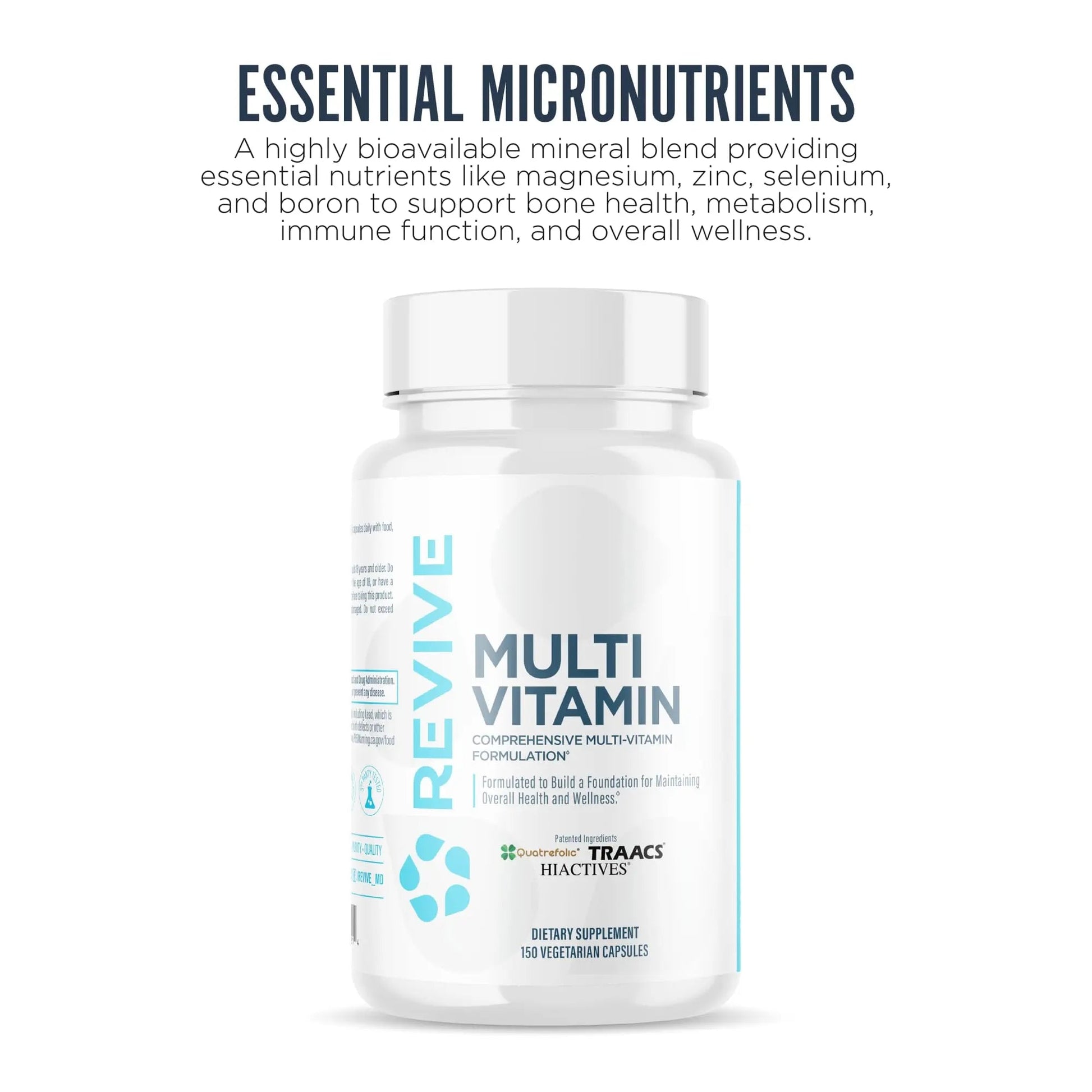 Revive MD Multi-Vitamin Supplement for Men & Women – Daily Multivitamin Supports Energy, Immunity & Overall Health with Essential Vitamins Revive uk supplements