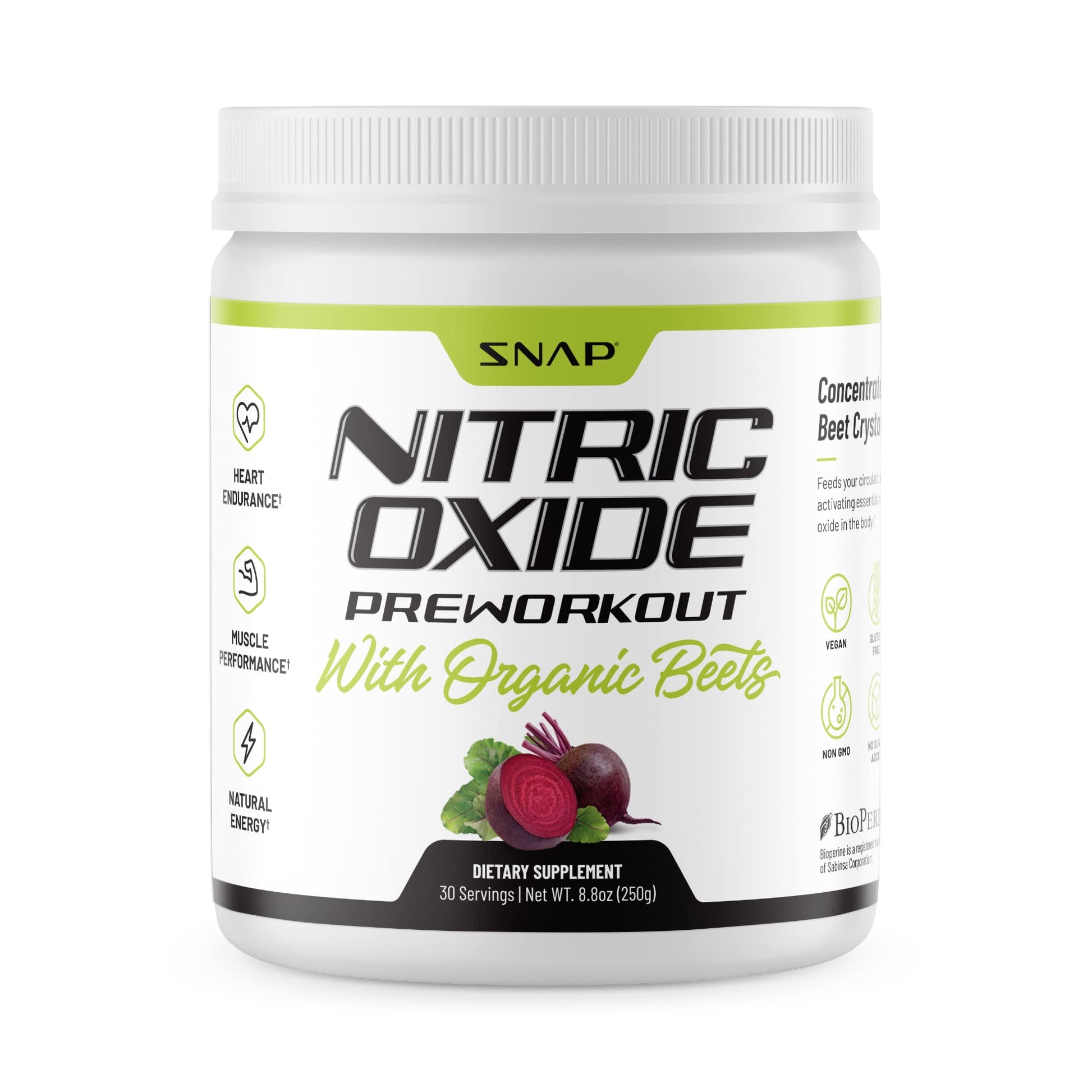 Snap Supplements Preworkout Beet Root Powder, Nitric Oxide Pre Workout with Organic Snap Supplements uk supplements