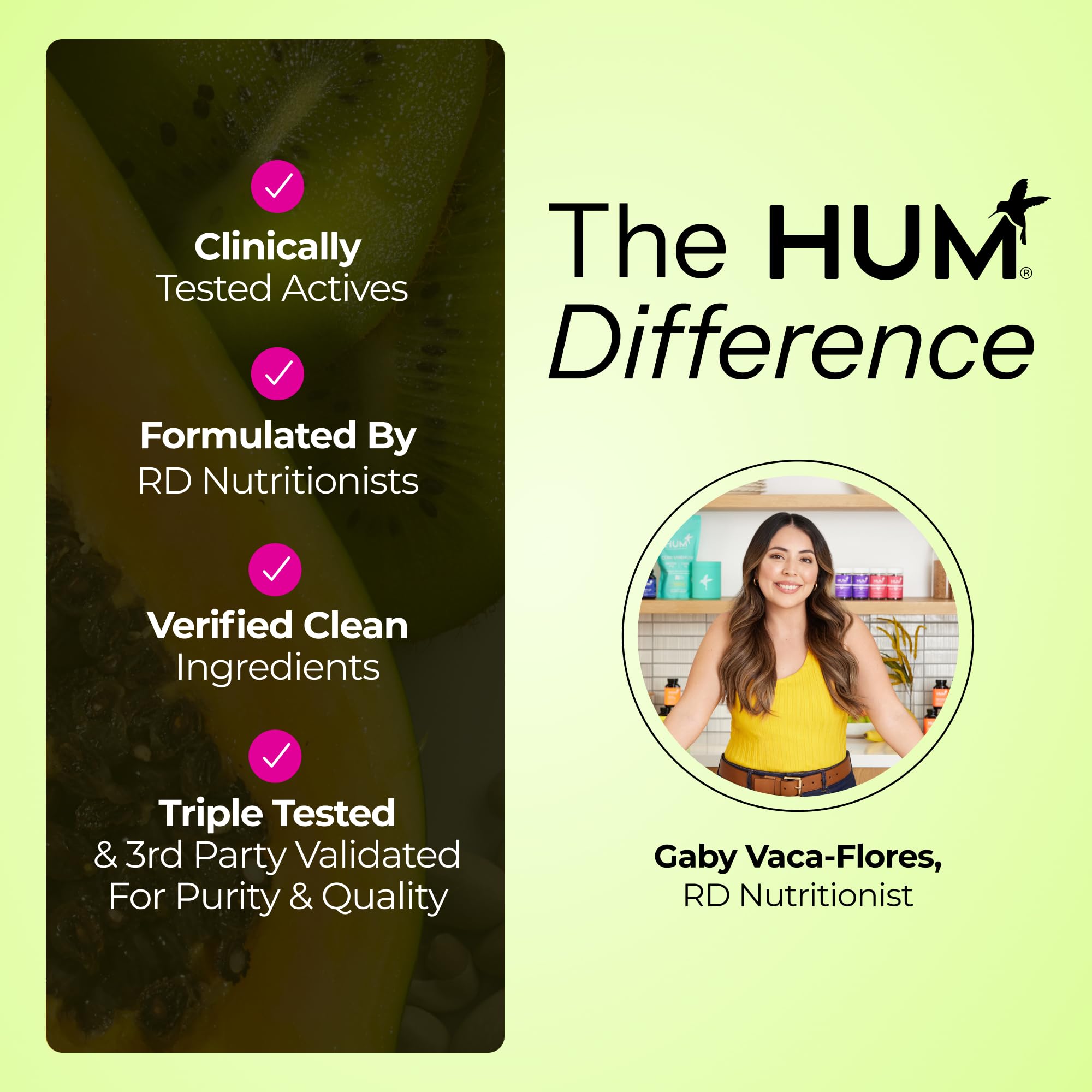 HUM Celery Juice Fiber Gummies for Adults, First Prebiotic Celery Juice Gummy, Gluten Free Fiber Supplement Supports Detoxification, Gut Health, Greens Gummies, Chlorophyll & Prebiotic Fiber, 60 Count HUM uk supplements