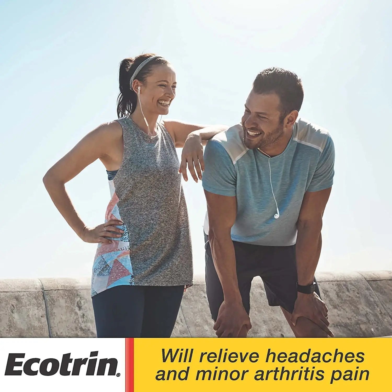 Ecotrin Safety Coated Aspirin Arthritis Pain Reliever Tablets, Regular Strength, NSAID 325 mg, 125 ct (Pack of 2) Ecotrin uk supplements