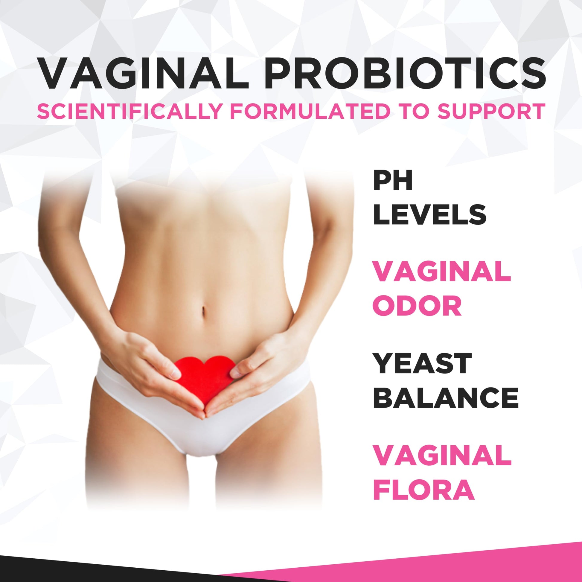 Vaginal Probiotics for Womens Health 20 Billion CFU | PH Balance & Vaginigal Odor Support 60 Capsules Natural Foundation Supplements uk supplements