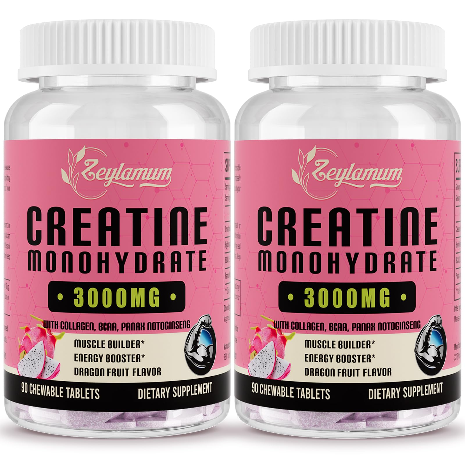 Creatine Monohydrate for Women, Creatine Supplement 3000mg, with Hydrolyzed Zeylamum uk supplements