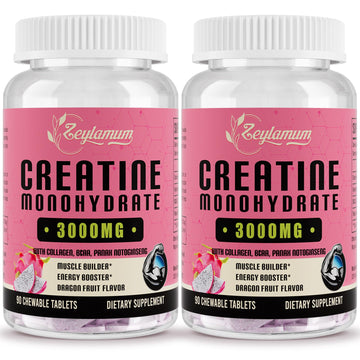 Creatine Monohydrate for Women, Creatine Supplement 3000mg, with Hydrolyzed Zeylamum uk supplements