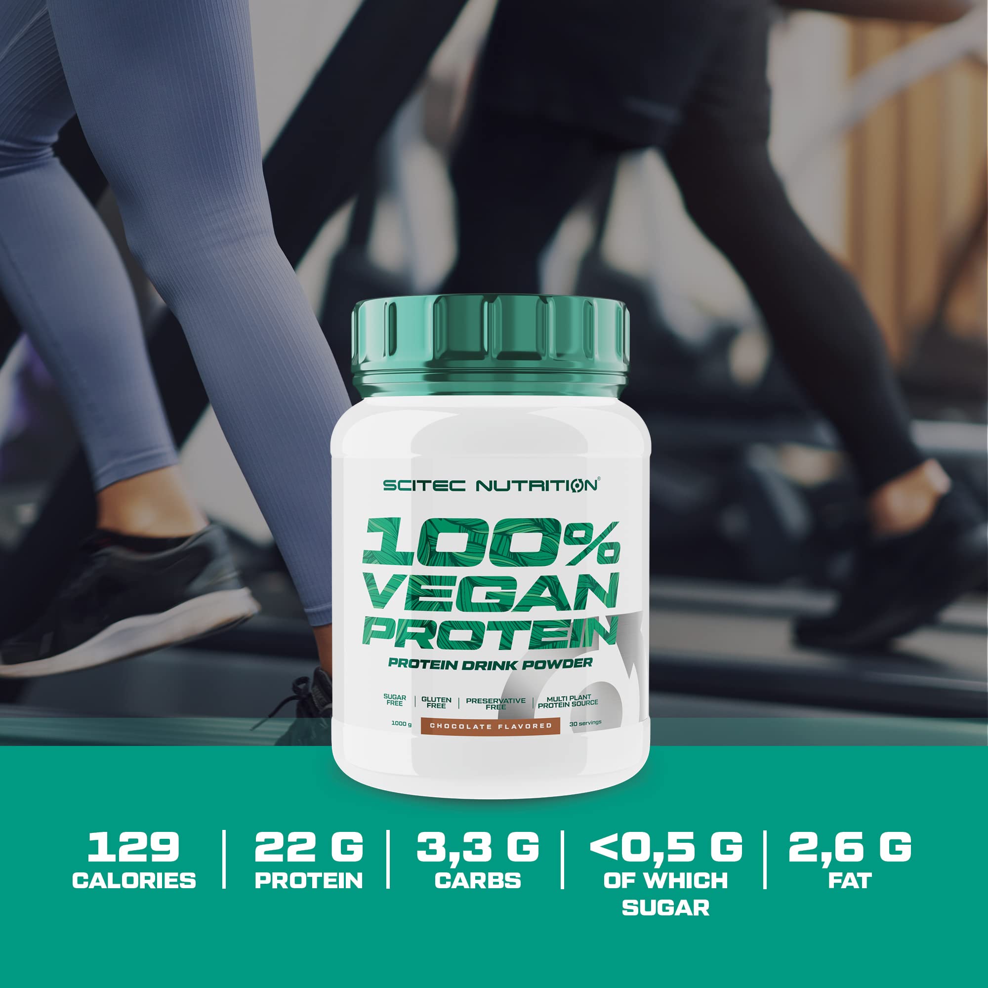 Scitec Nutrition 100% Vegan Protein – 5 Plant-Based Protein Sources – Fortified with Vitamin B12 Scitec Nutrition uk supplements