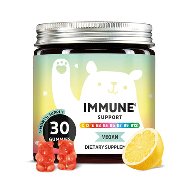 Bears with Benefits Immune Support Gummies – Vitamin C, D, B6 & B12 – Daily Immune Boost – Vegan, Naturally Flavored (30 Gummies) Bears with Benefits uk supplements
