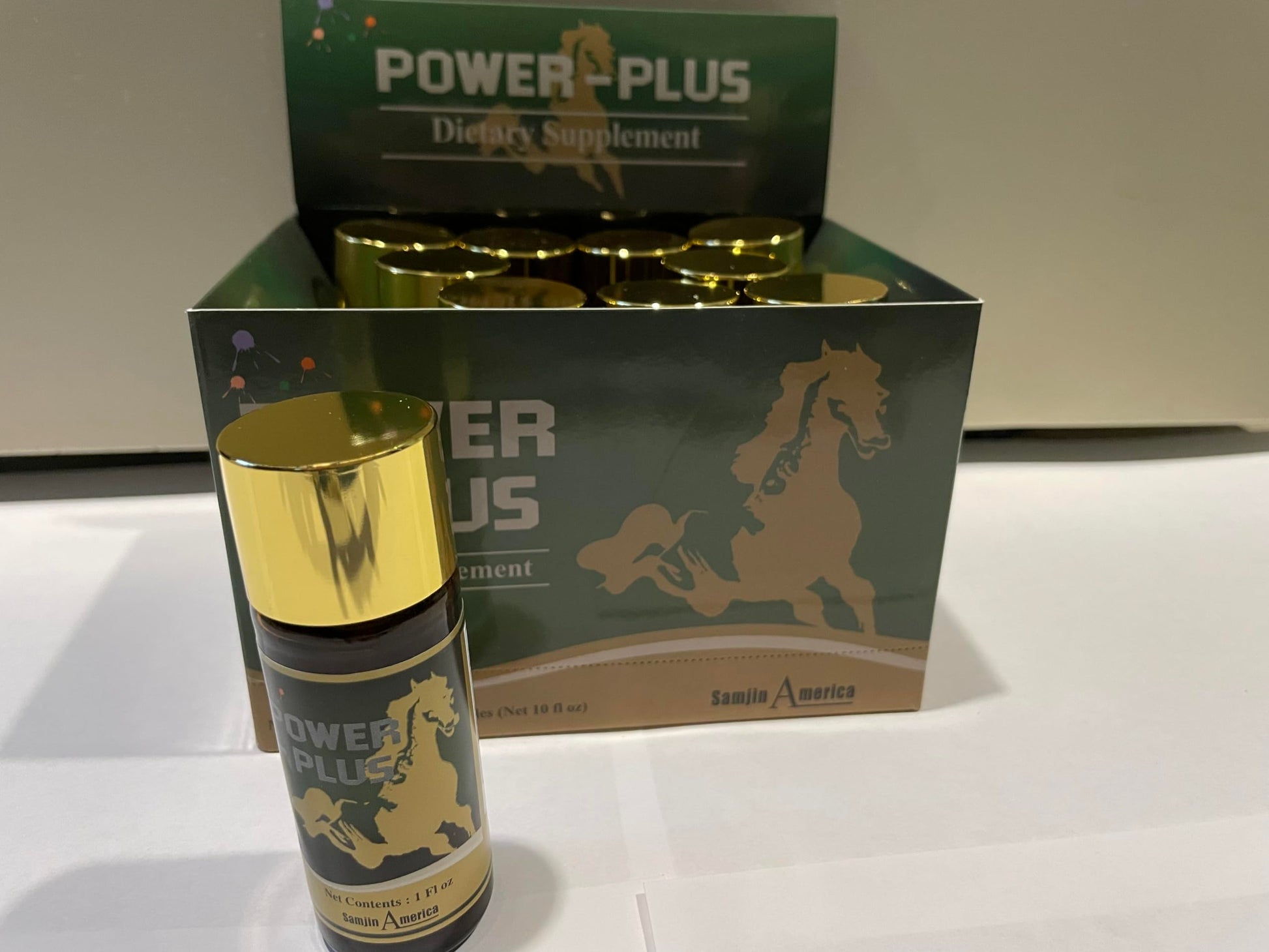 Skydia Power Plus - 10 Bottles Power-Plus Botanical Blend Liquid Supplement (1 FL OZ) Korean Ginseng Extract Ginseng Supplement Natural Men Tonic Ginseng Root Korean Red Ginseng Drops Skydia uk supplements