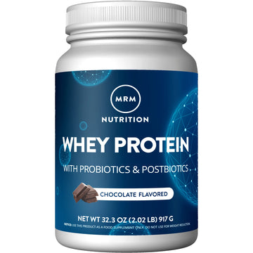 MRM Nutrition Whey Protein | Chocolate Flavored |18g Protein | with 2 Billion probiotics MRM uk supplements