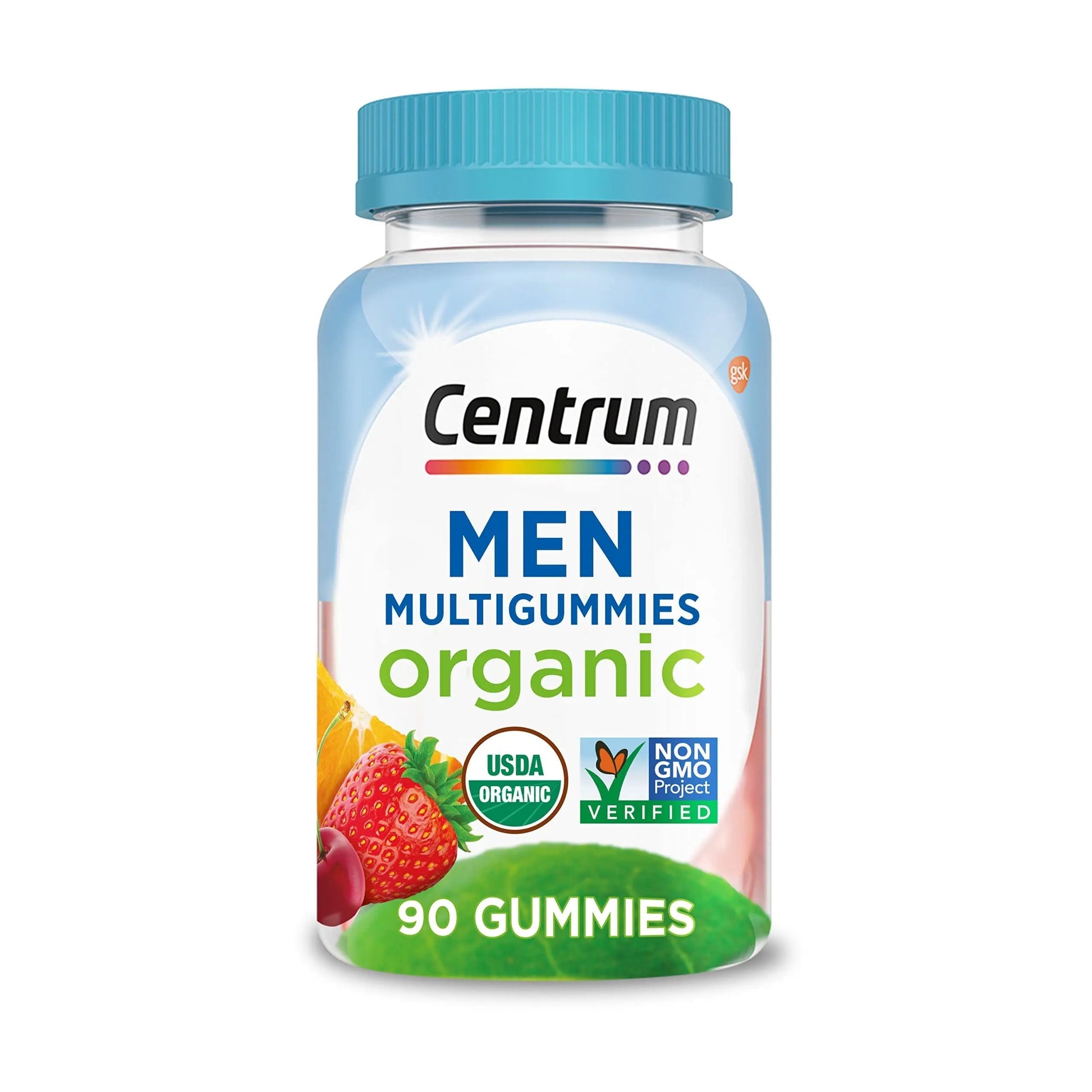 Centrum Men's Organic Multigummies, Men's Multivitamin Gummies, Organic Multivitamin for Men with Essential Nutrients Centrum uk supplements