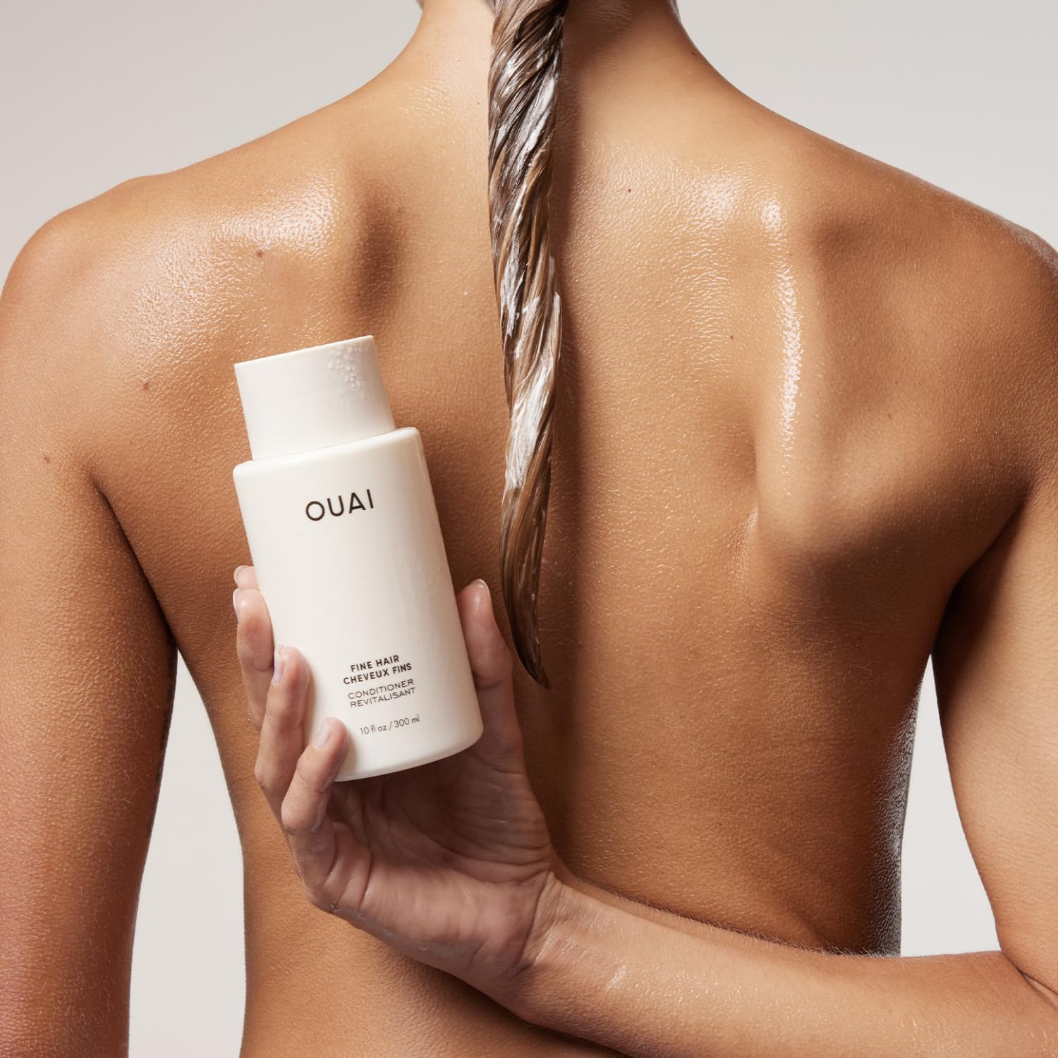 OUAI Fine Hair Conditioner Refill - Volumizing Conditioner Made with Keratin, Biotin and Chia Seed Oil - Adds Softness, Bounce and Volume - Free from Parabens, Sulfates, and Phthalates (32 Oz) OUAI uk supplements