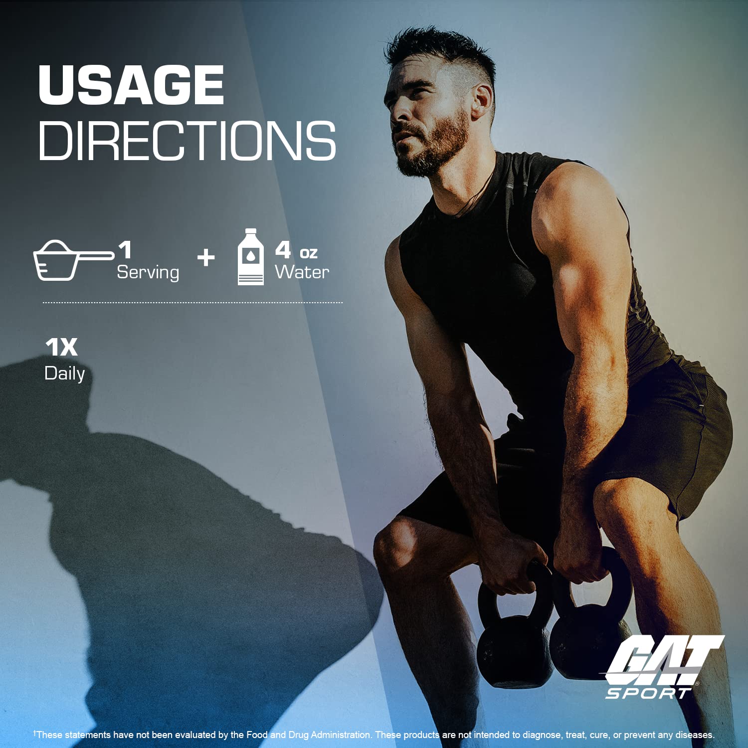 GAT SPORT Creatine Monohydrate Powder, 150 Grams, Strength, Brain Health, GLP1 Support Anti-oxidant, Endurance, for Men & Women, 1 Month Supply, Unflavored (30 Servings) GAT SPORT uk supplements