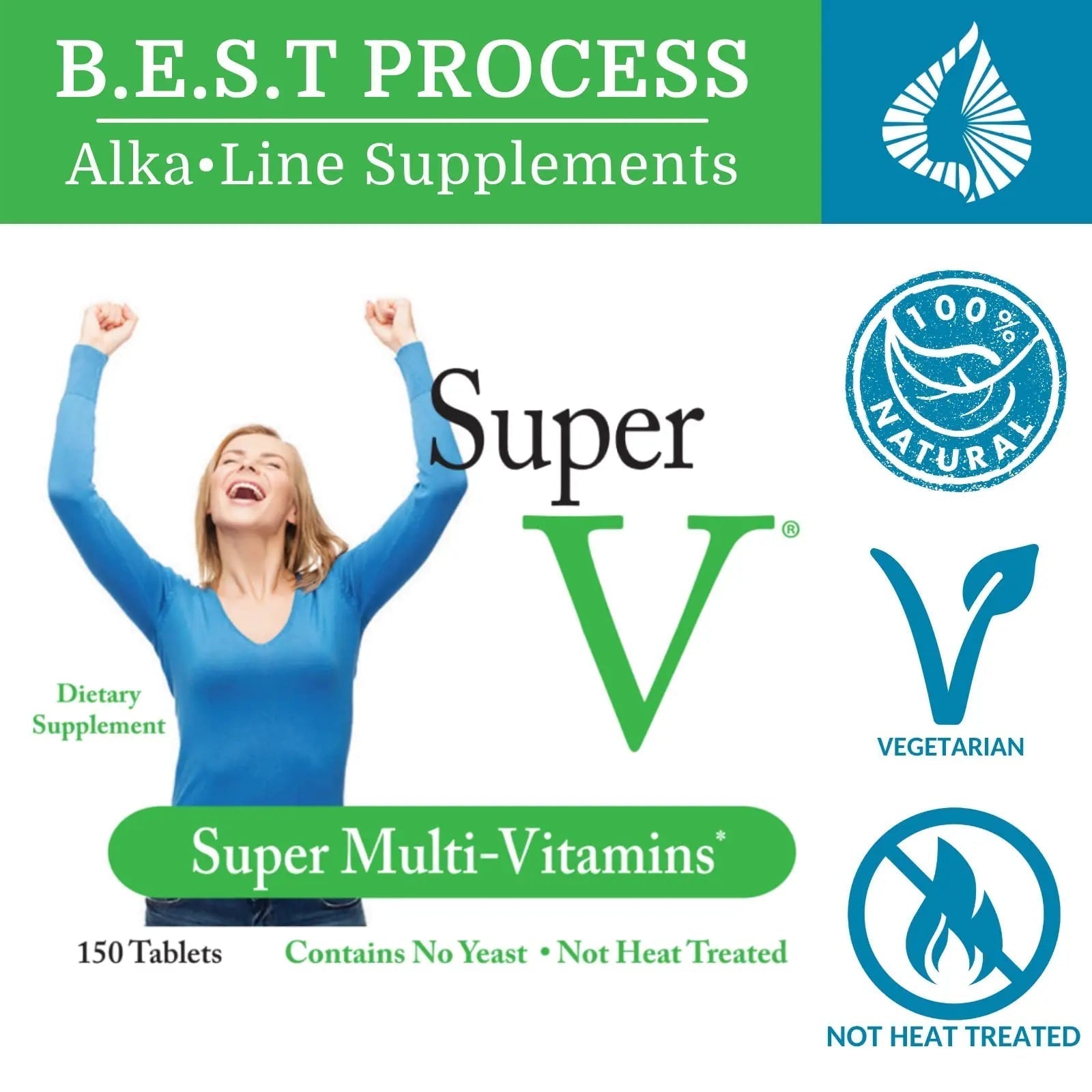 Morter HealthSystem SuperV Best Process AlkaIine — Energizing & Detoxifying Multivitamin — Vitamins & Minerals with Digestive Enzymes, Superfoods and Herbs Morter HealthSystem uk supplements