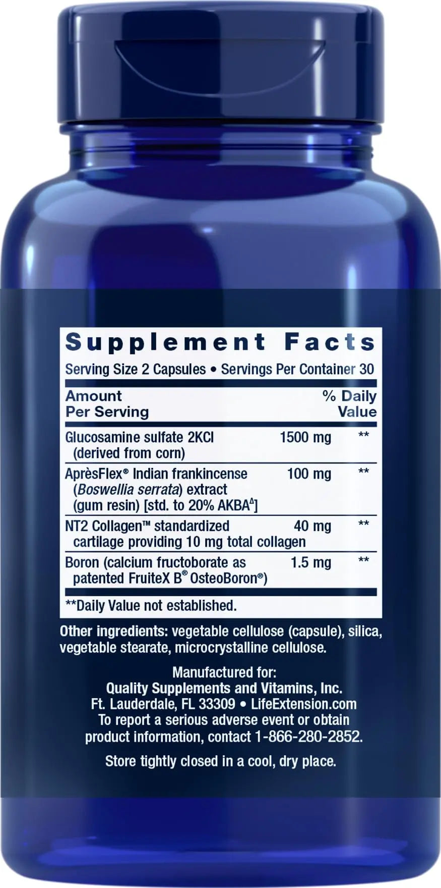 Life Extension ArthroMax Advanced with NT2 Collagen & ApresFlex, 60 Capsules (Pack of 2) Life Extension uk supplements
