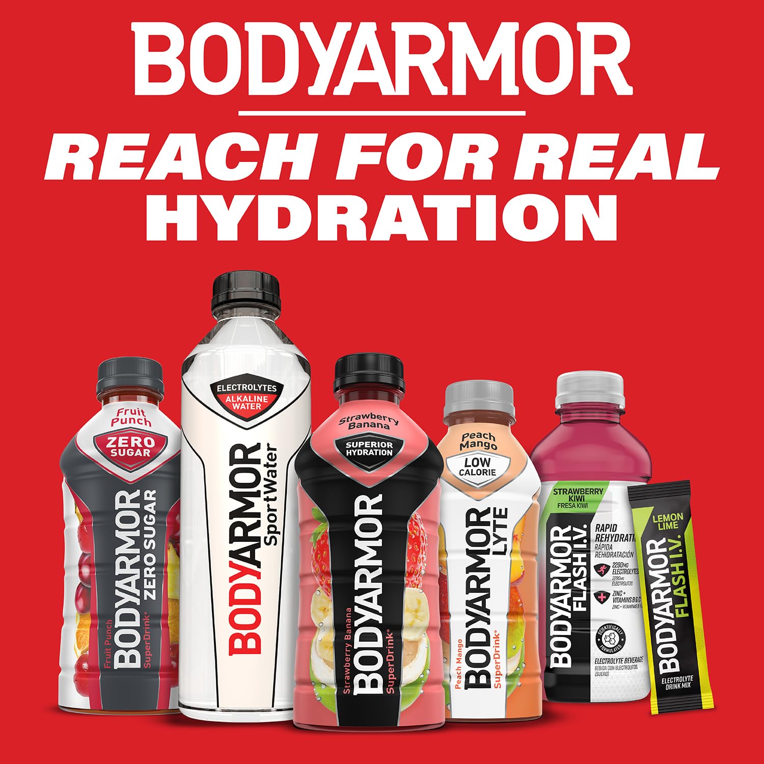BODYARMOR LYTE Sports Drink Low-Calorie Sports Beverage, Peach Mango, Coconut BODYARMOR uk supplements