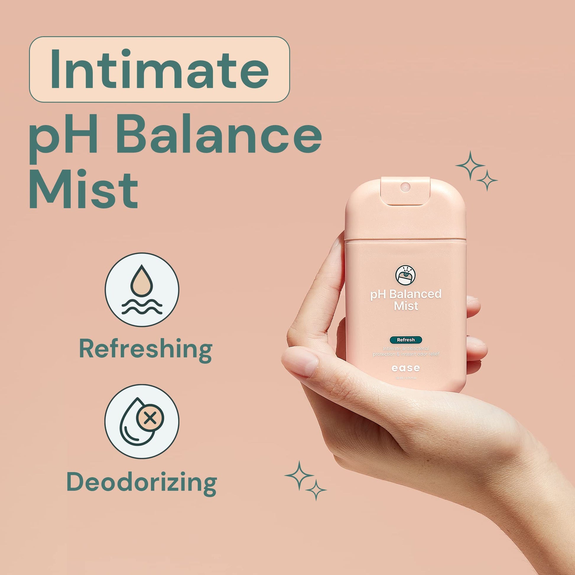 Ease Intimate Soothing pH-Balanced Mist for Feminine Itching and Discomfort Relief Ease uk supplements