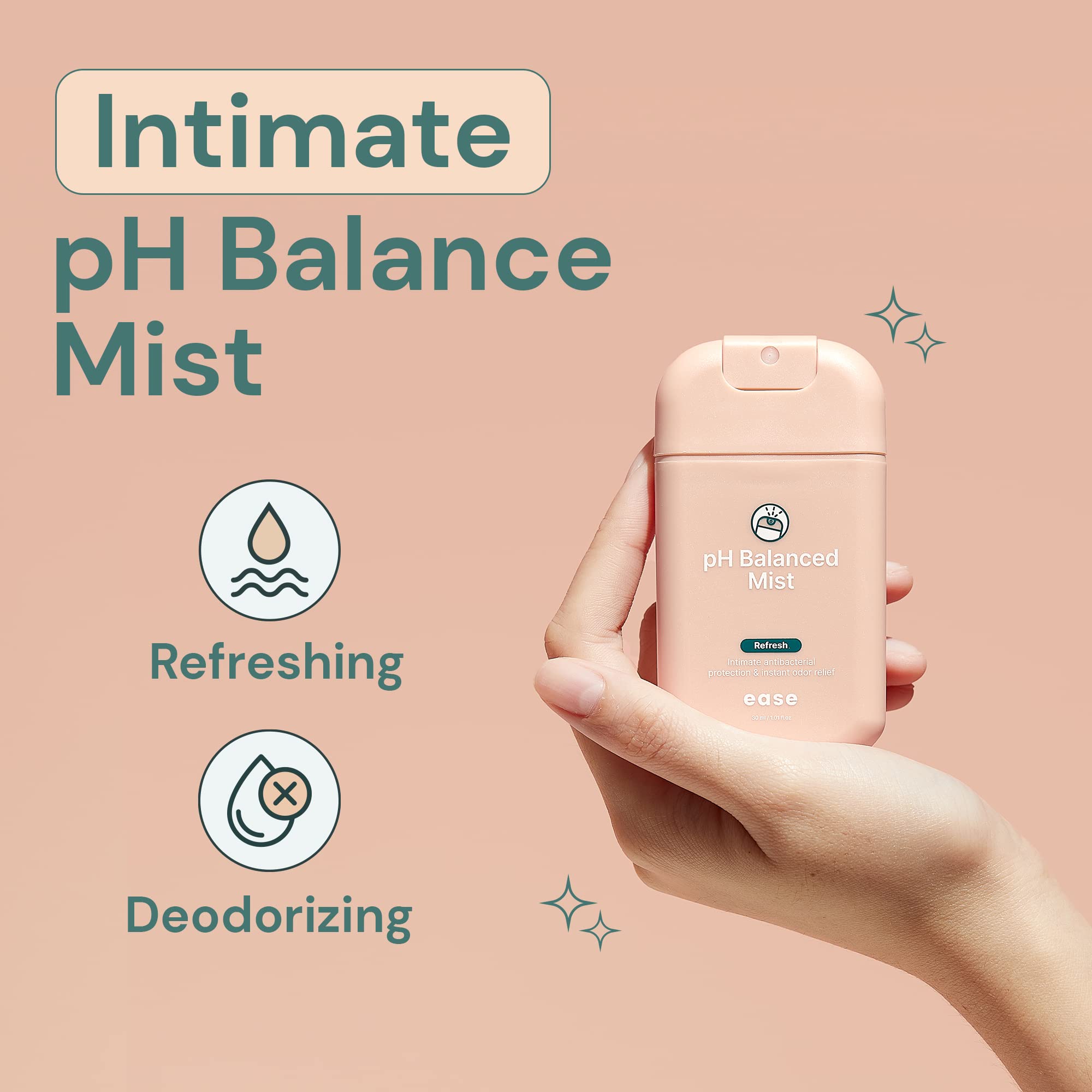 Ease Intimate Soothing pH-Balanced Mist for Feminine Itching and Discomfort Relief Ease uk supplements