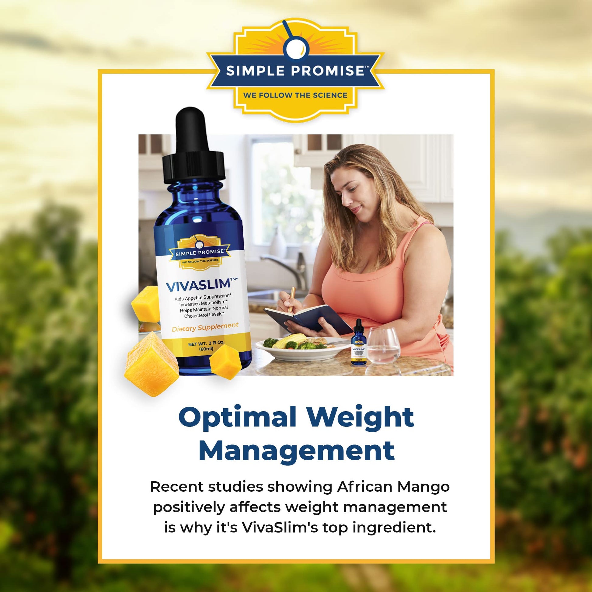Simple Promise - VivaSlim - Natural Liquid Drops with African Mango, 2 fl oz Simple Promise uk supplements