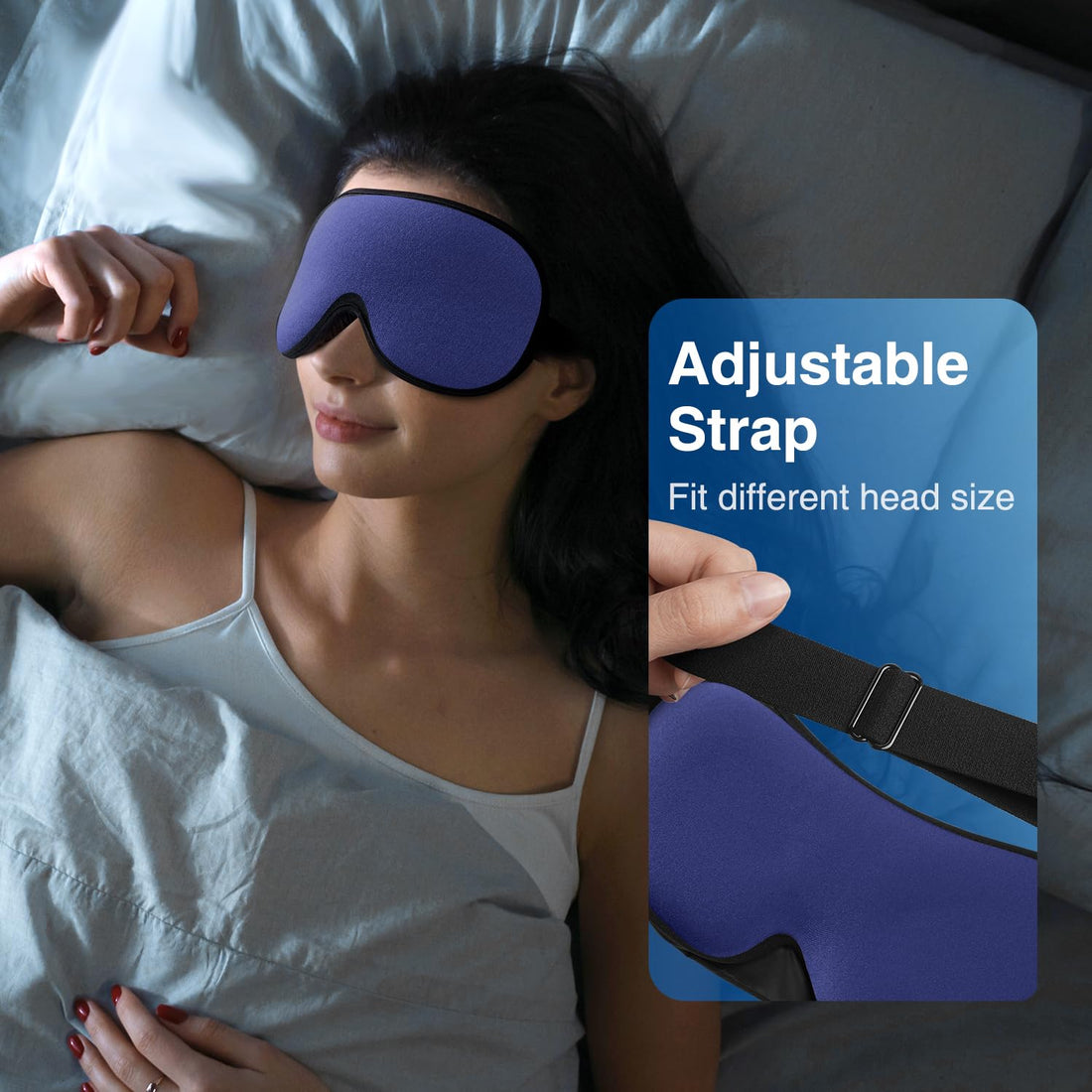 YFONG Weighted Sleep Mask, Women Men 3D Eye Mask Blocking Lights YFONG uk supplements