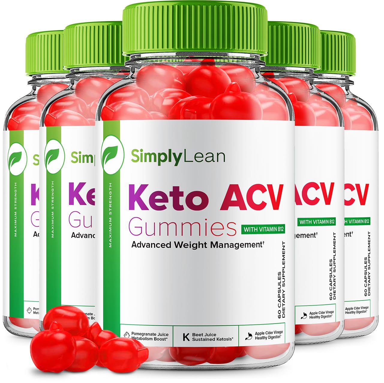 (5 Pack) Simply Lean Keto ACV Gummies - Official - Keto Simply Lean ACV Advanced Rillvo uk supplements