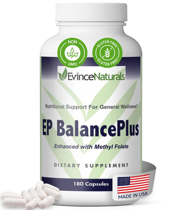 EP BalancePlus Multivitamin for Adults - Multivitamin for Men & Women with Vitamins and Minerals - Methyl Folate & Amino Acids for Nutritional Support EvinceNaturals uk supplements