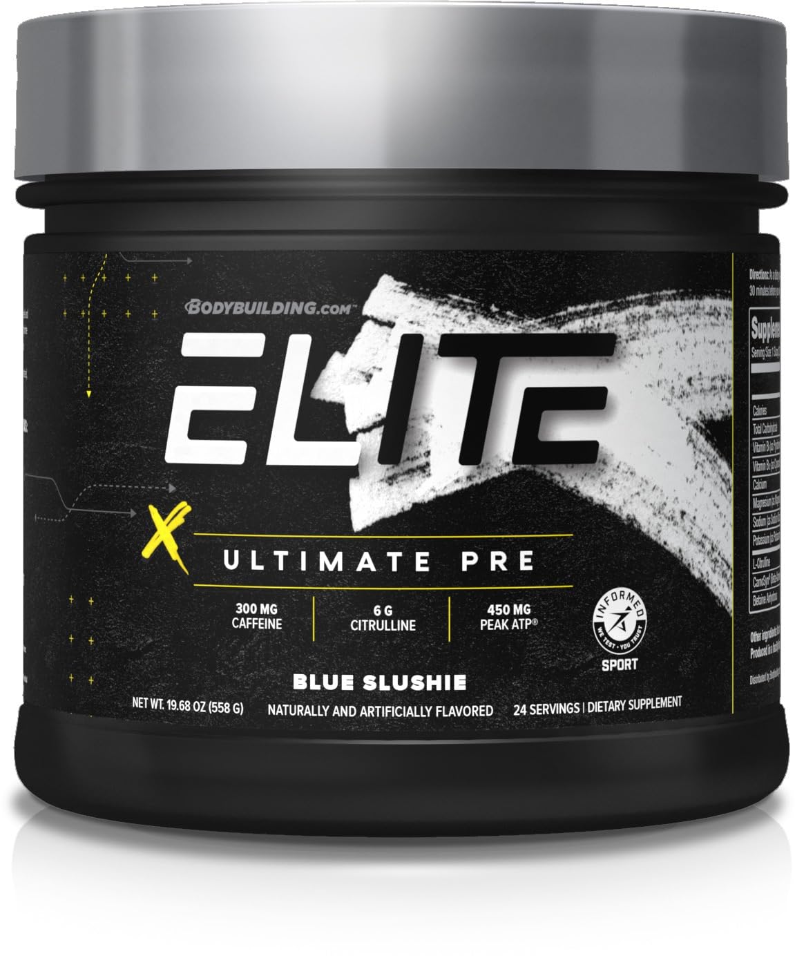 B BODYBUILDING.COM Elite Ultimate PRE Blue Slushie B BODYBUILDING.COM uk supplements
