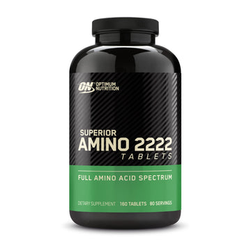 Optimum Nutrition Superior Amino 2222 Tablets, Complete Essential Amino Acids, EAAs Optimum Nutrition uk supplements
