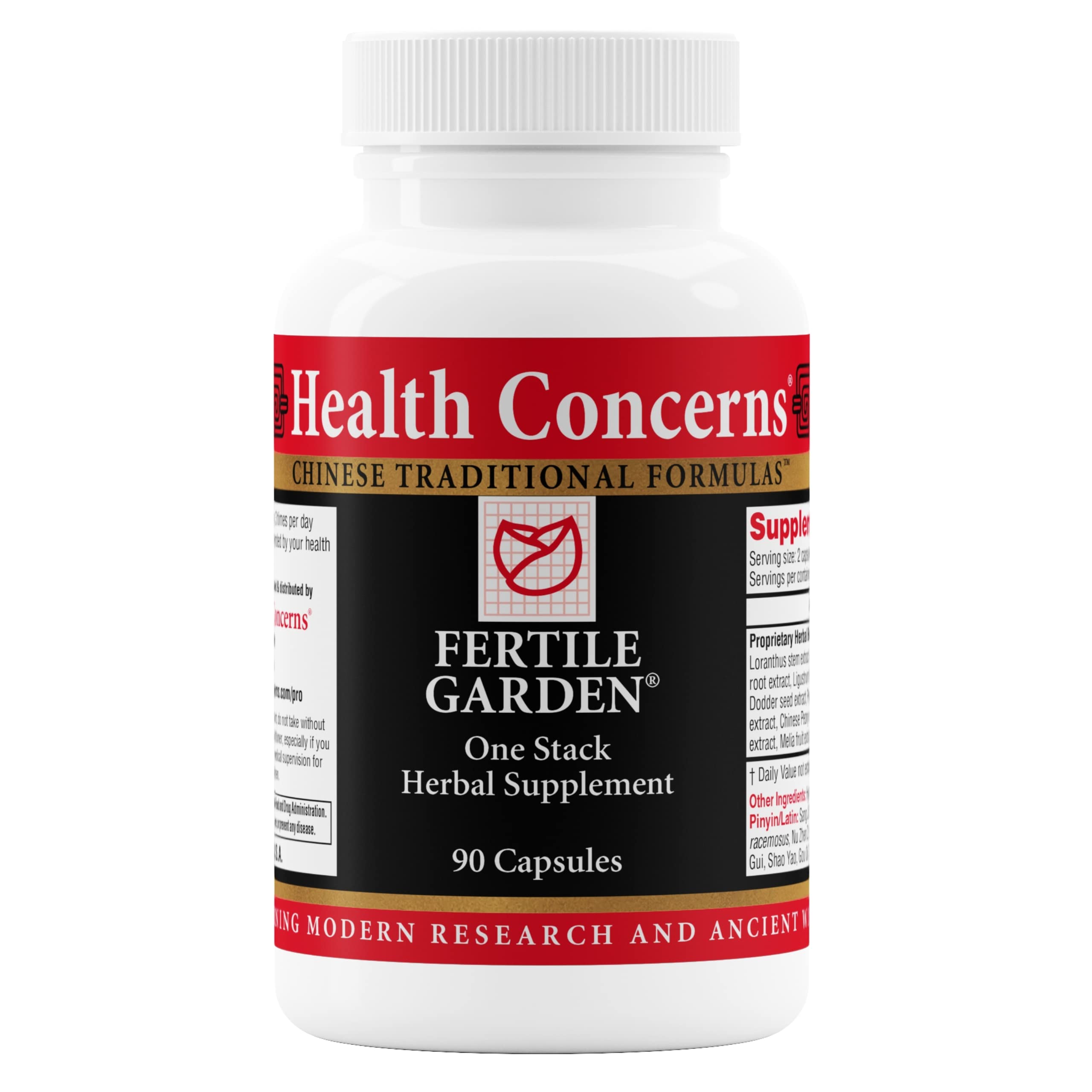 Health Concerns Fertile Garden – Fertility Support for Women – Menstrual Cycle & Reproductive Health – Chinese Herbal Formula with Ashwagandha, Dong Quai, Peony – 90 Capsules Health Concerns uk supplements