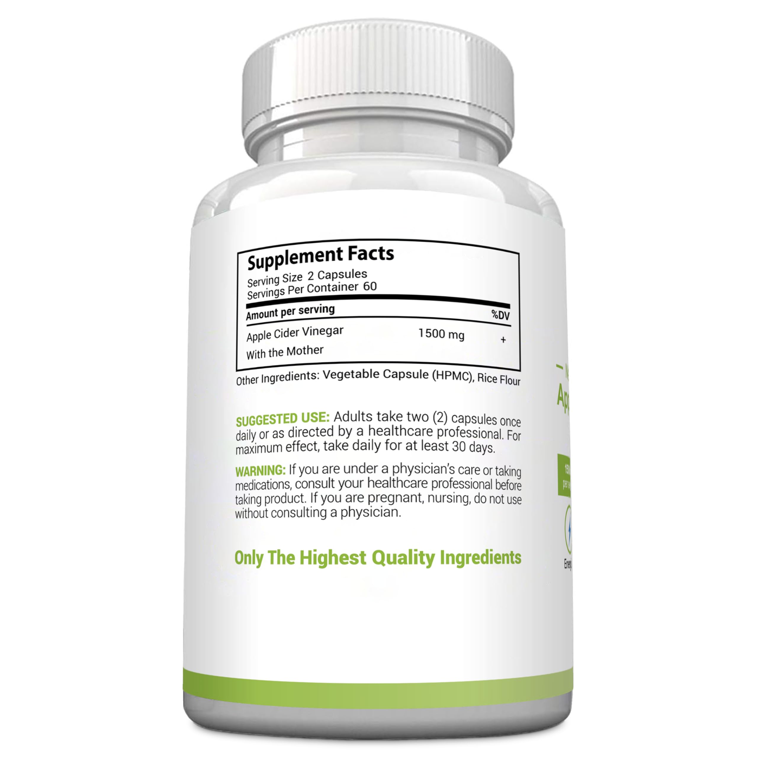 Apple Cider Vinegar Capsules with The Mother - Healthy Keto Diet Supplements MaxX Labs uk supplements